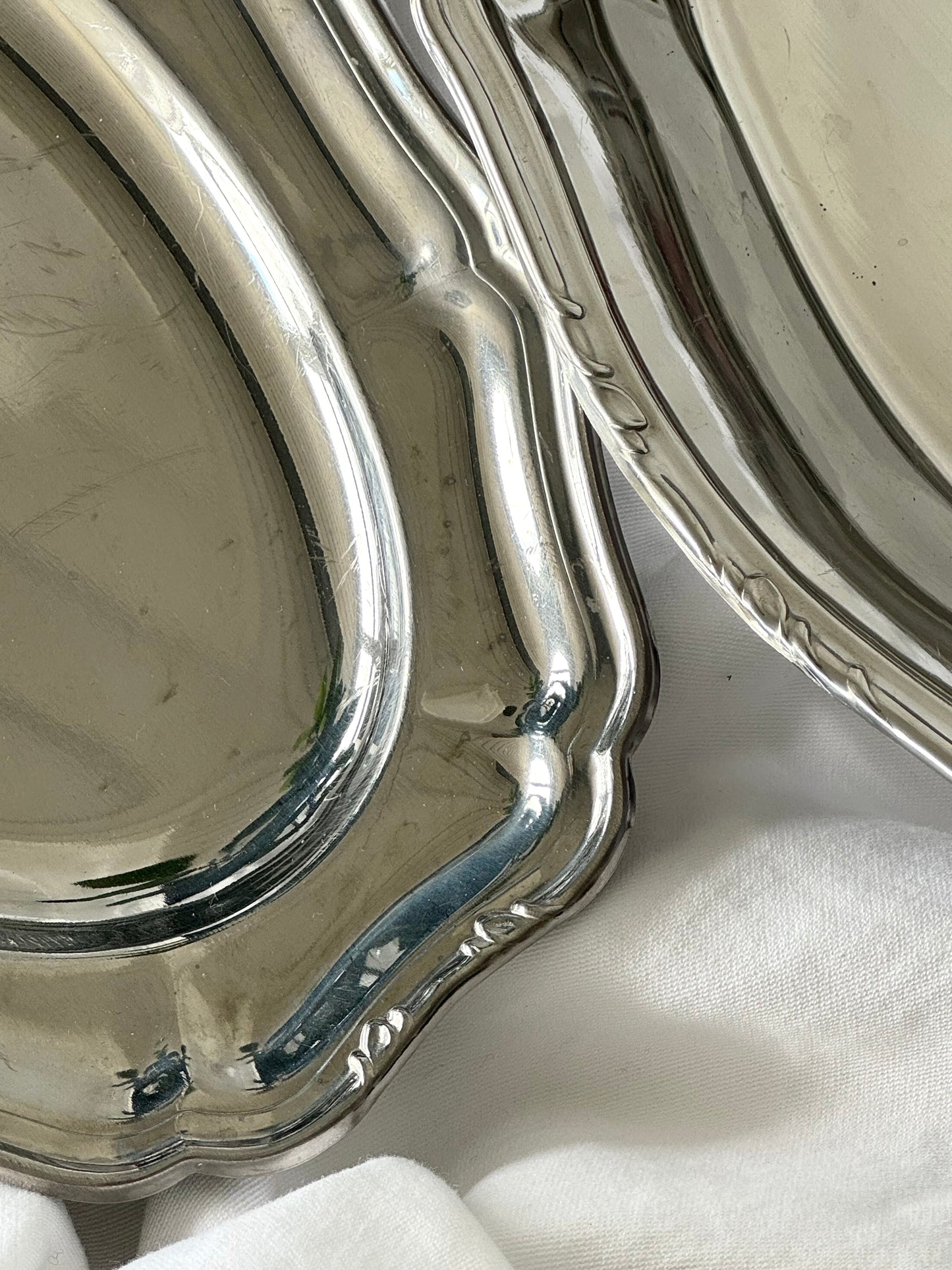 Vintage steel dishes