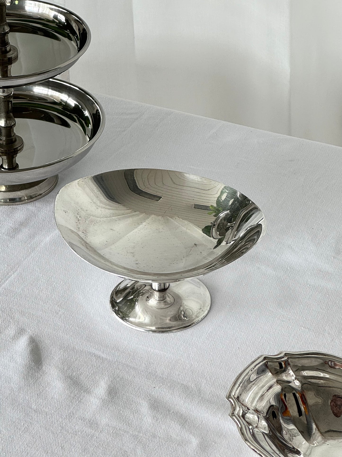 Silver plated stand