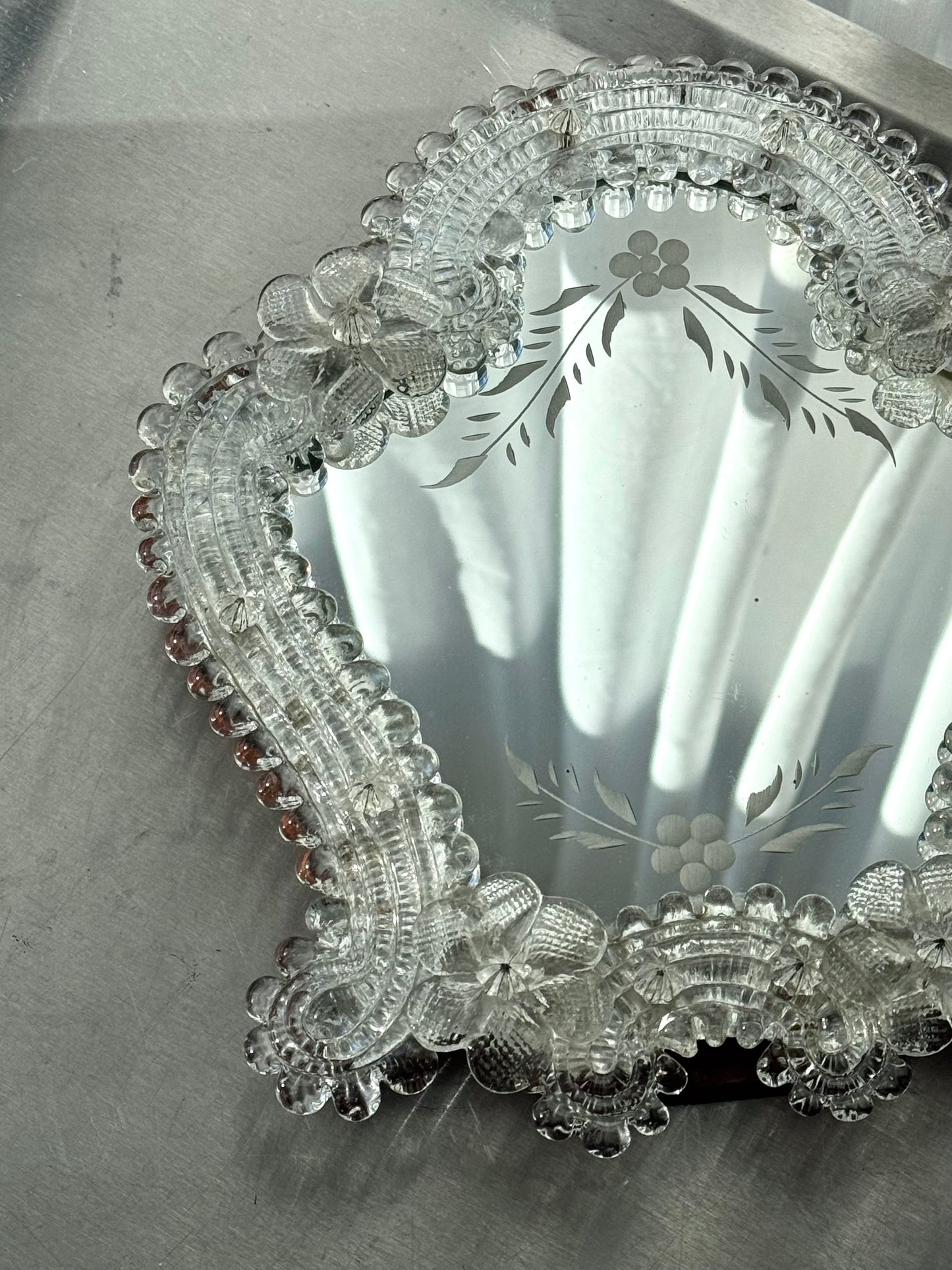 Murano table mirror