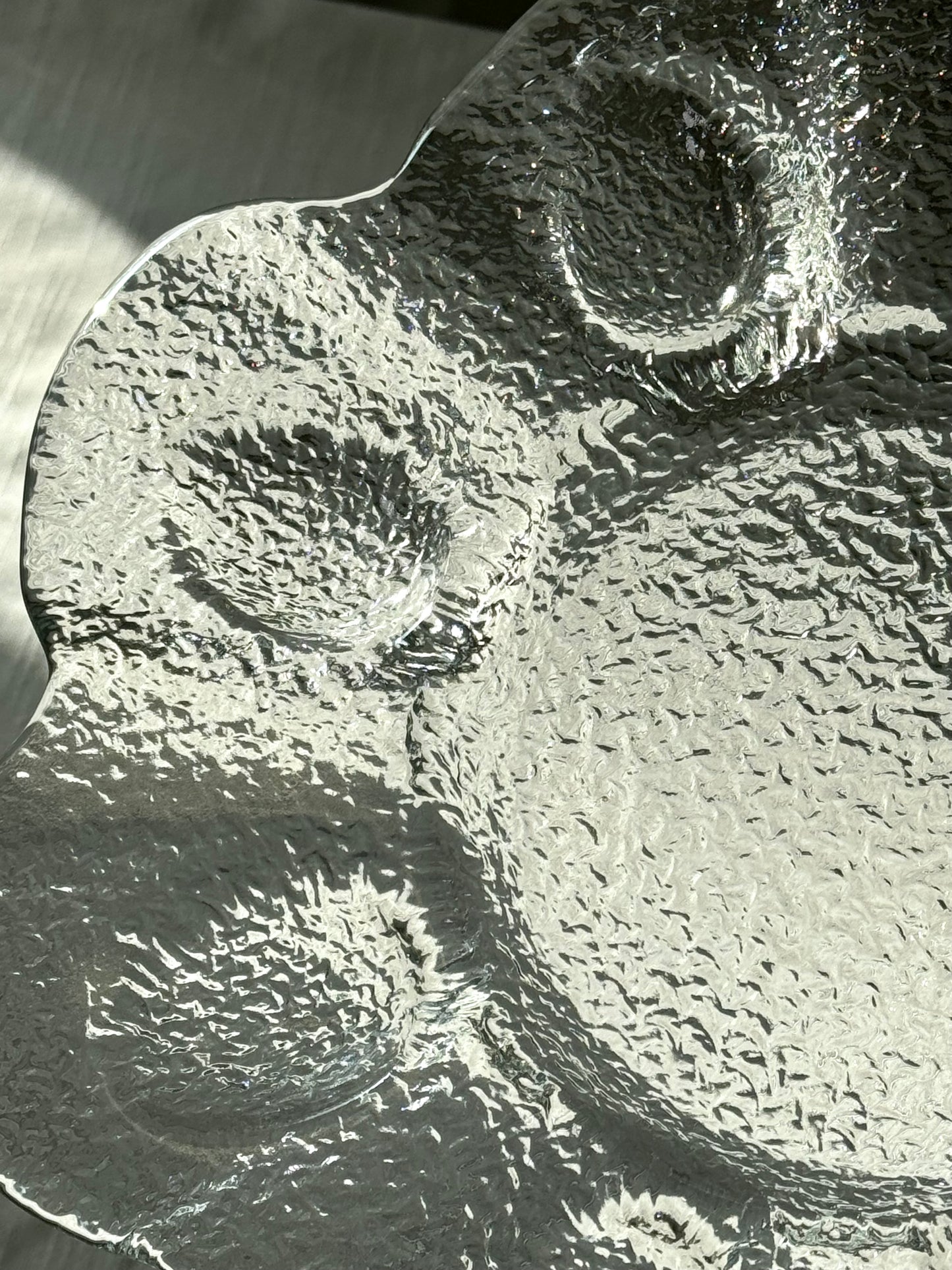 Glass egg dish