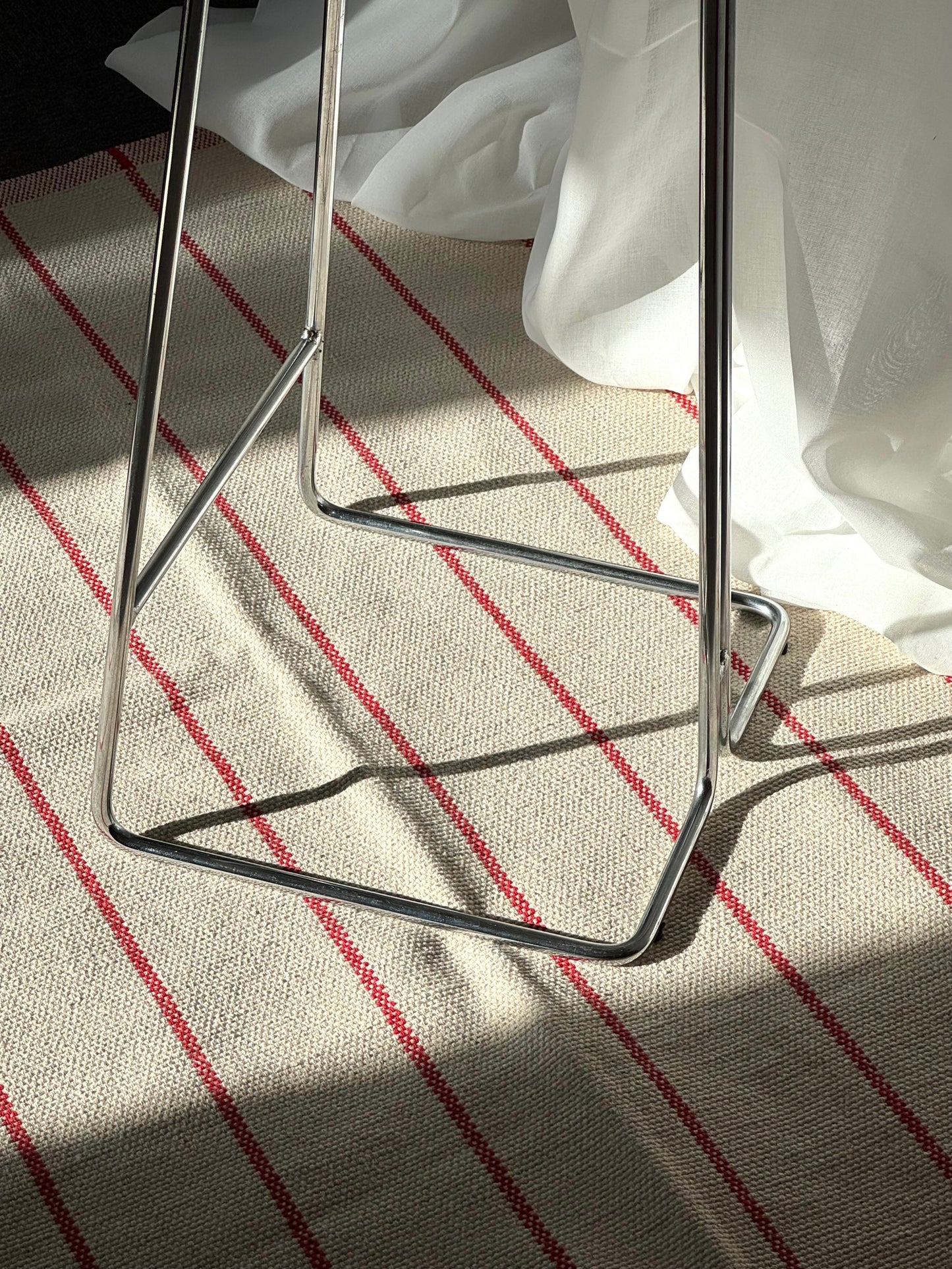 Chrome stool