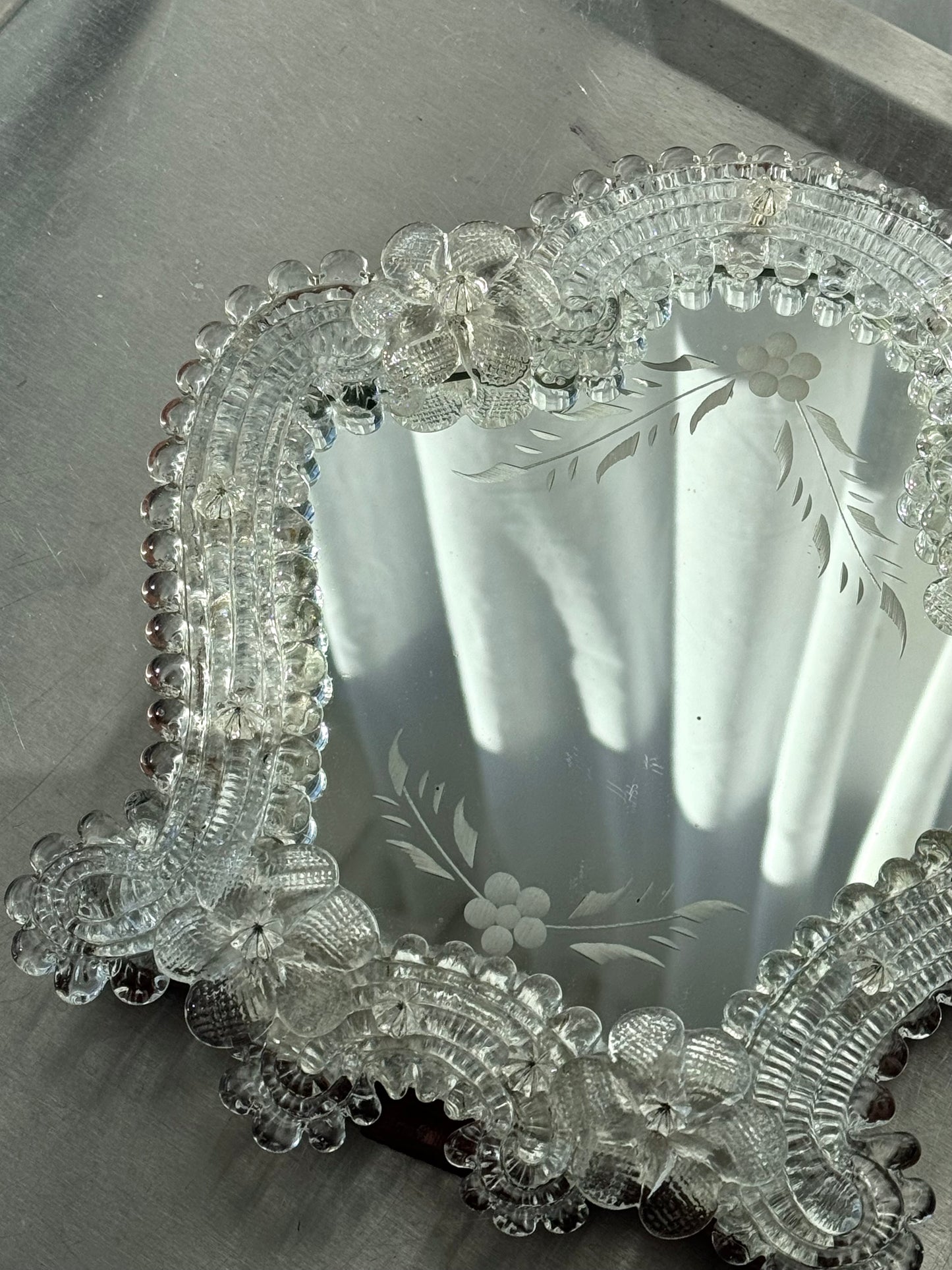 Murano table mirror