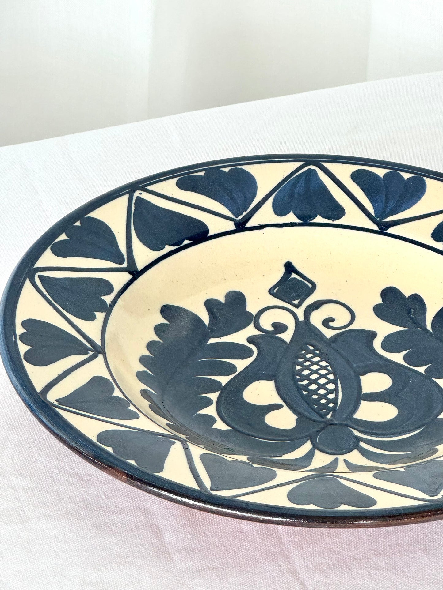 Ceramic blue bowl