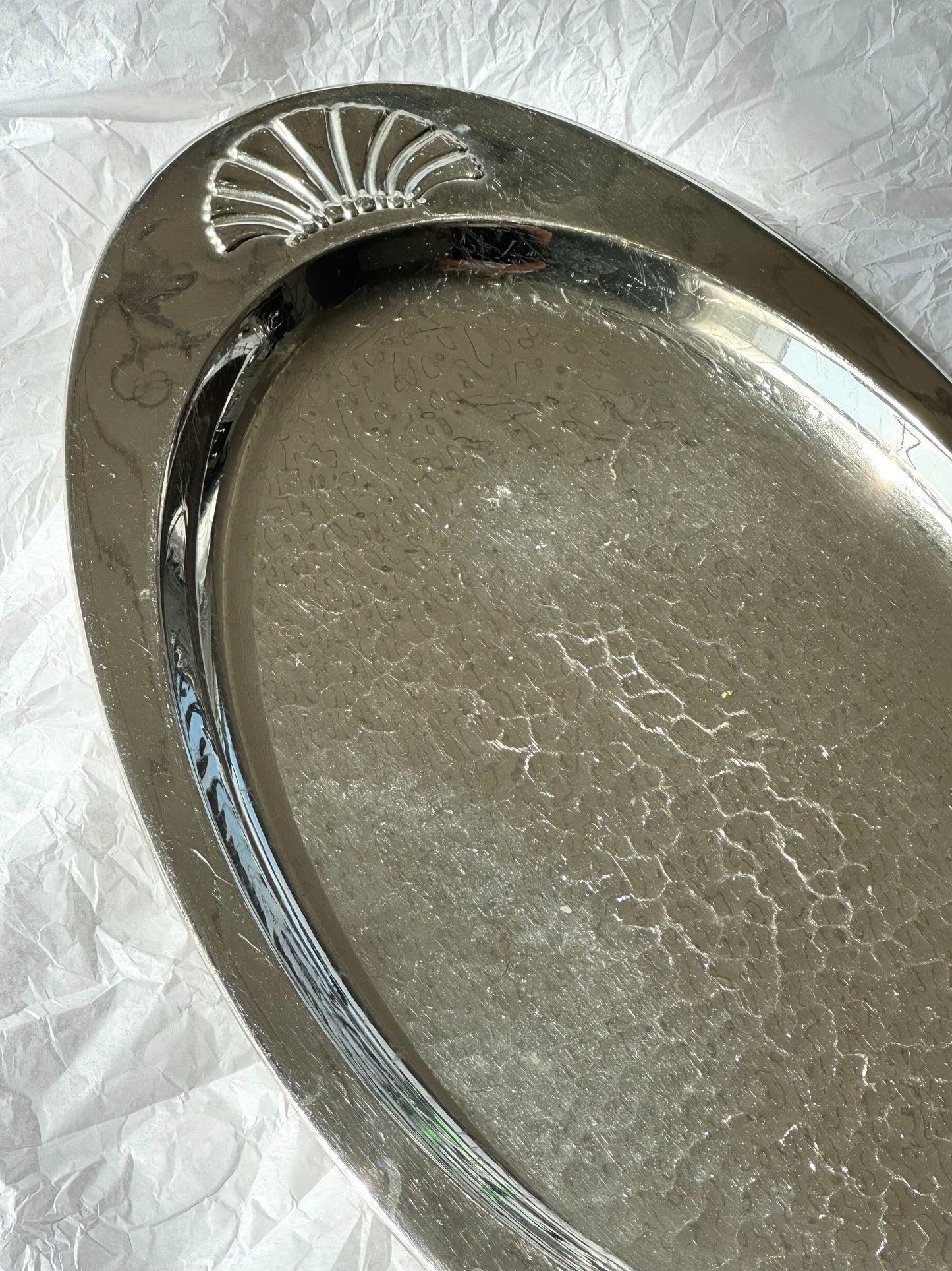Hammered clam dish