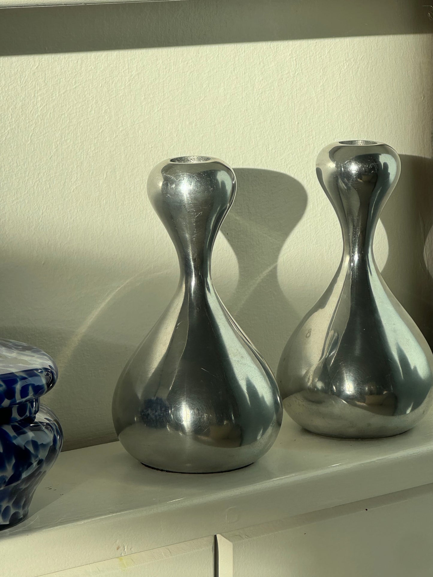 Aluminium candleholders
