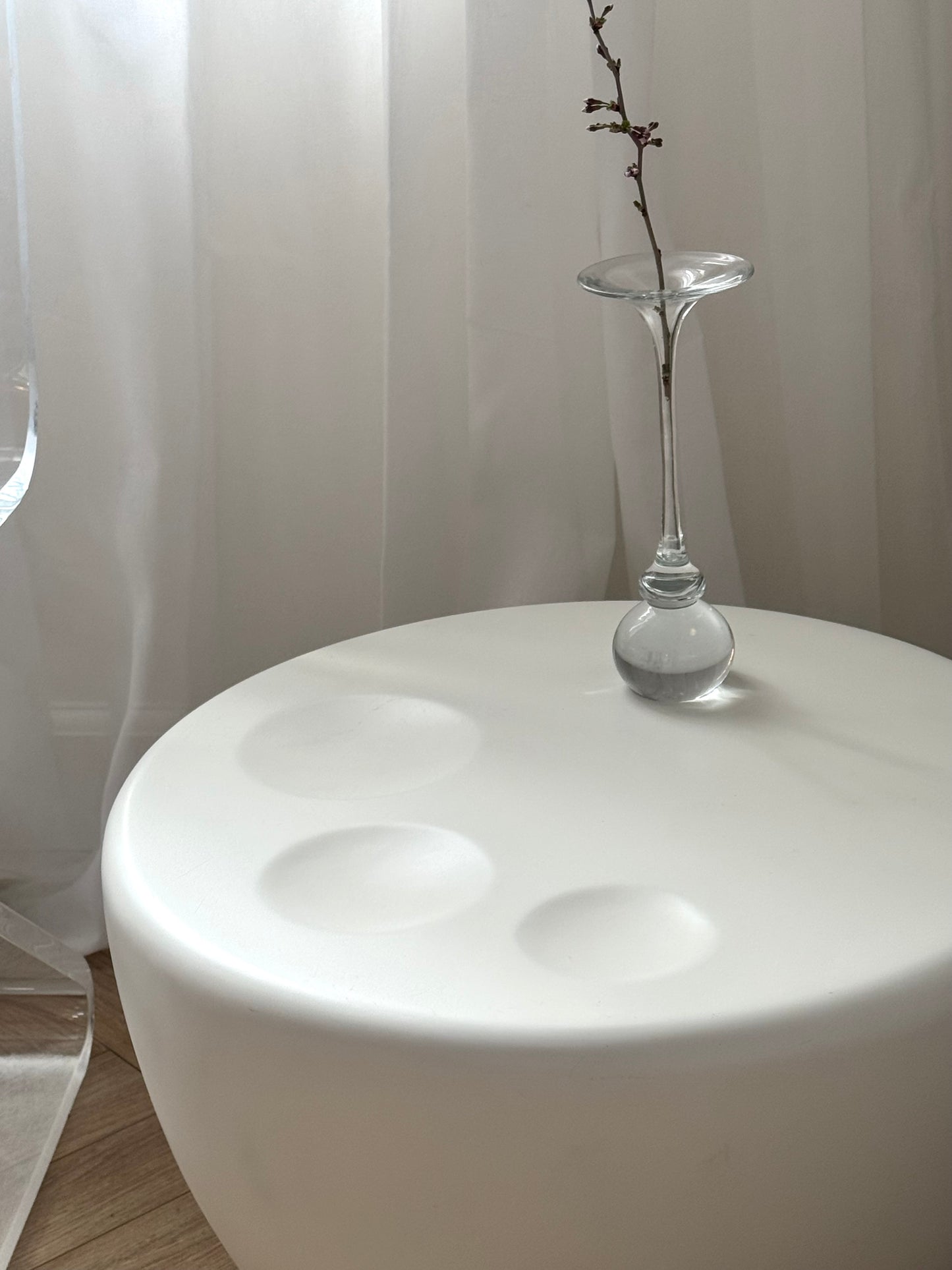 Space age side table