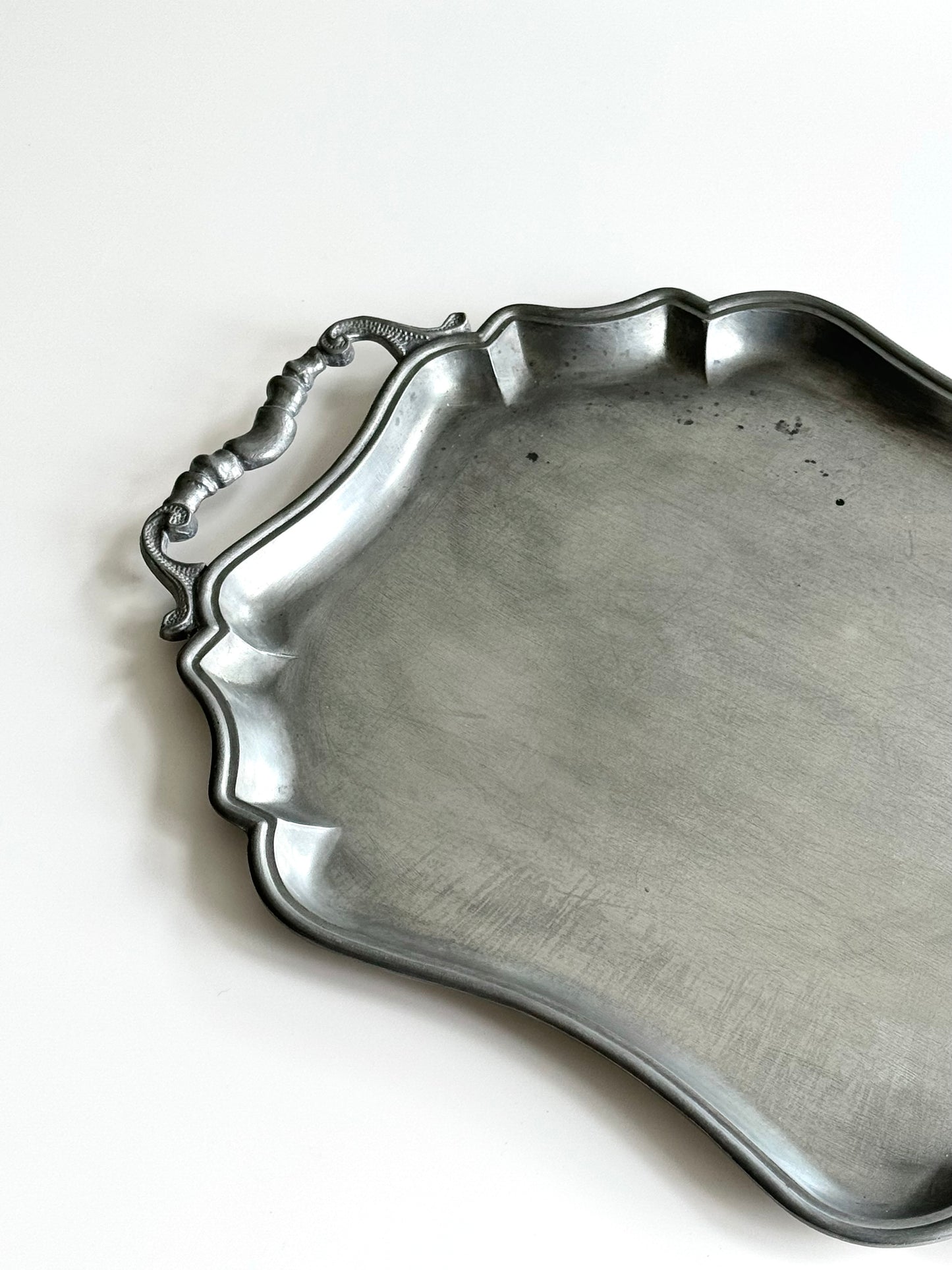 Old tin tray