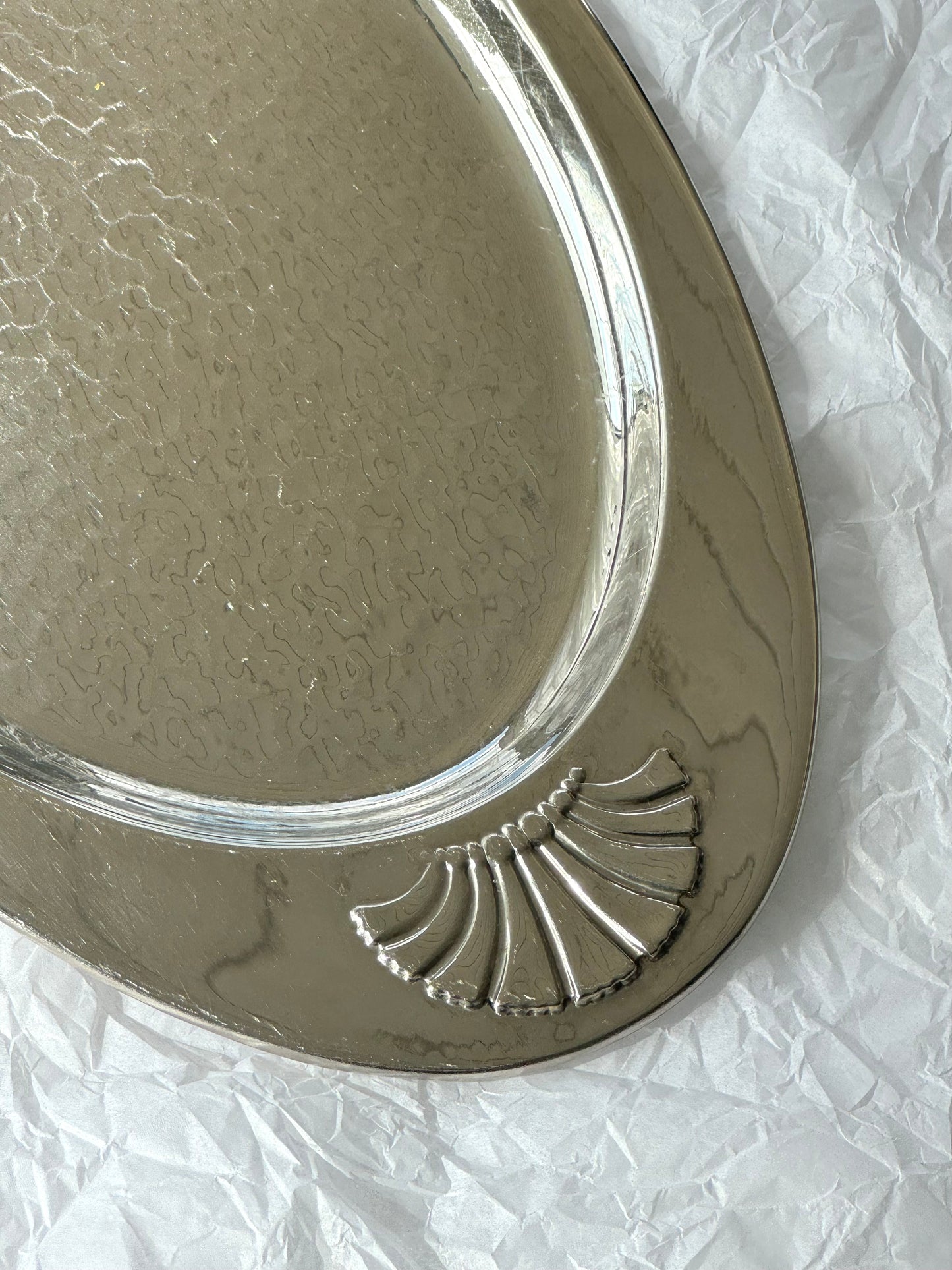 Hammered clam dish