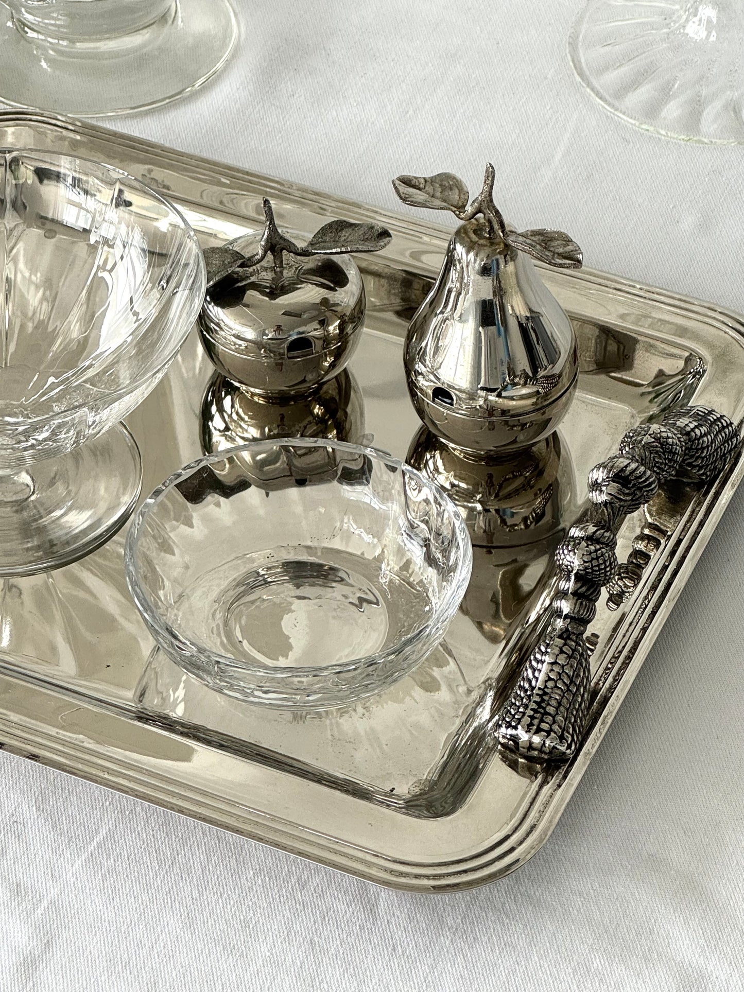 Silver plated tray