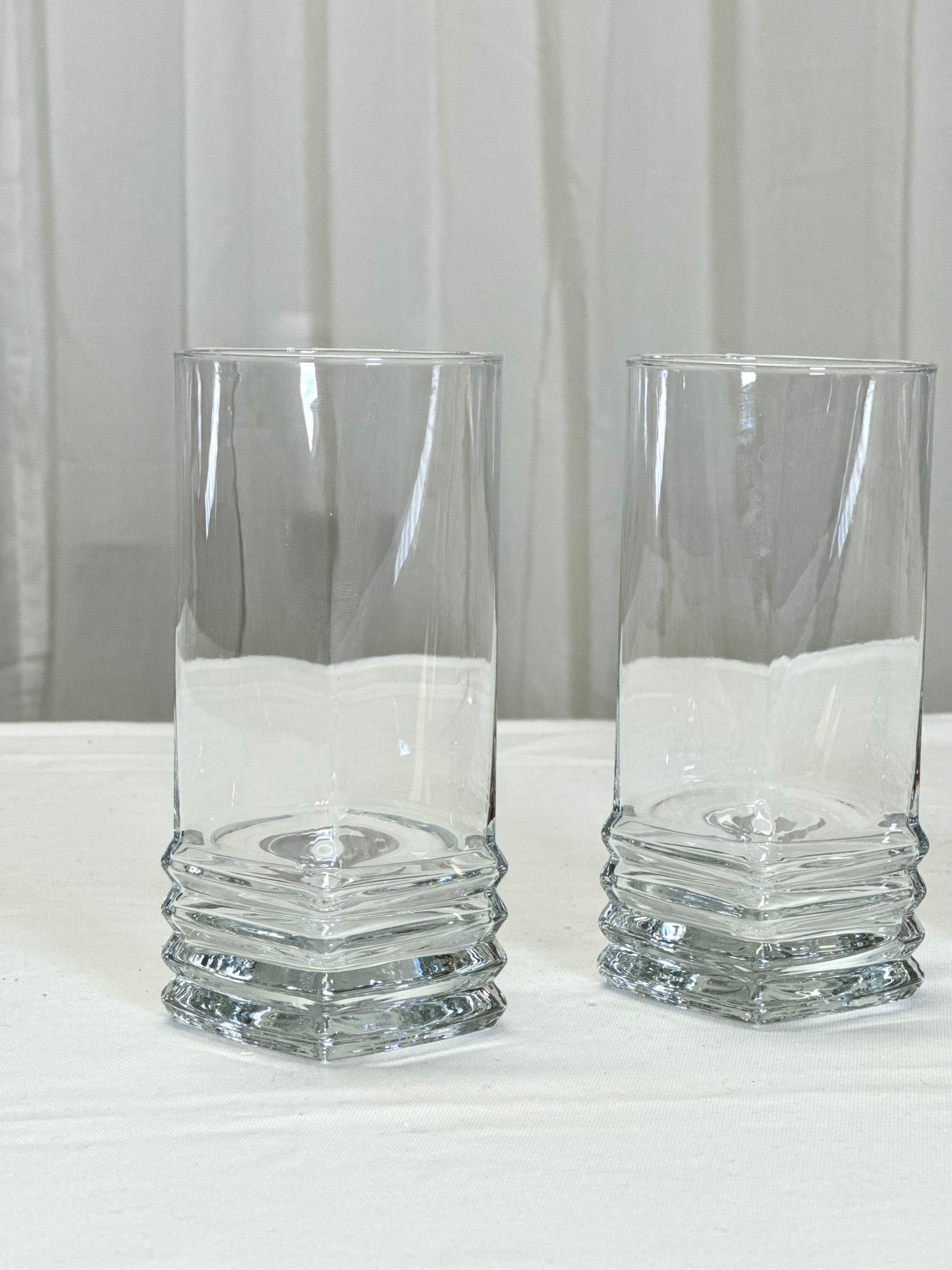 Detailed highball glasses
