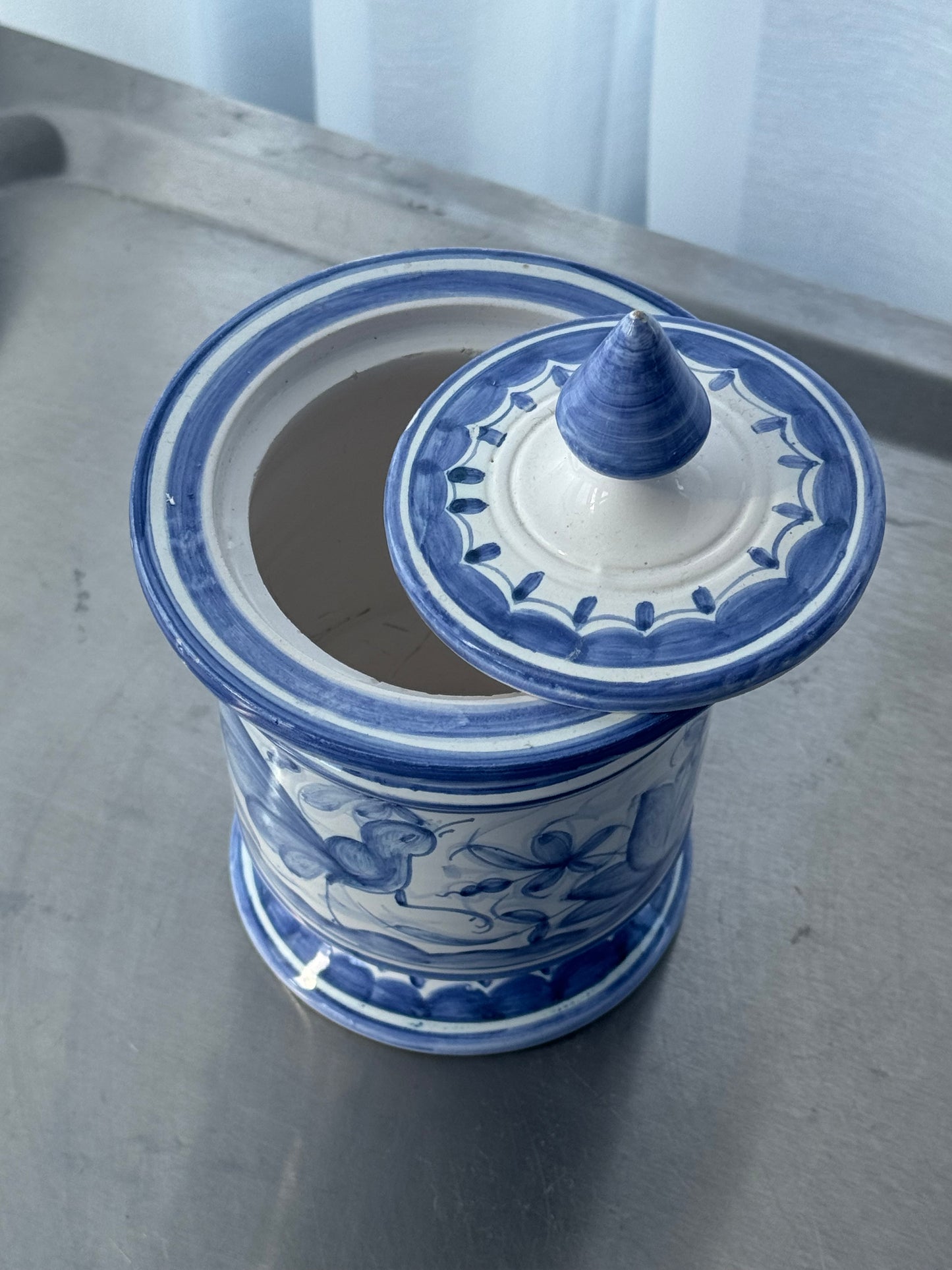 Ceramic jar with lid