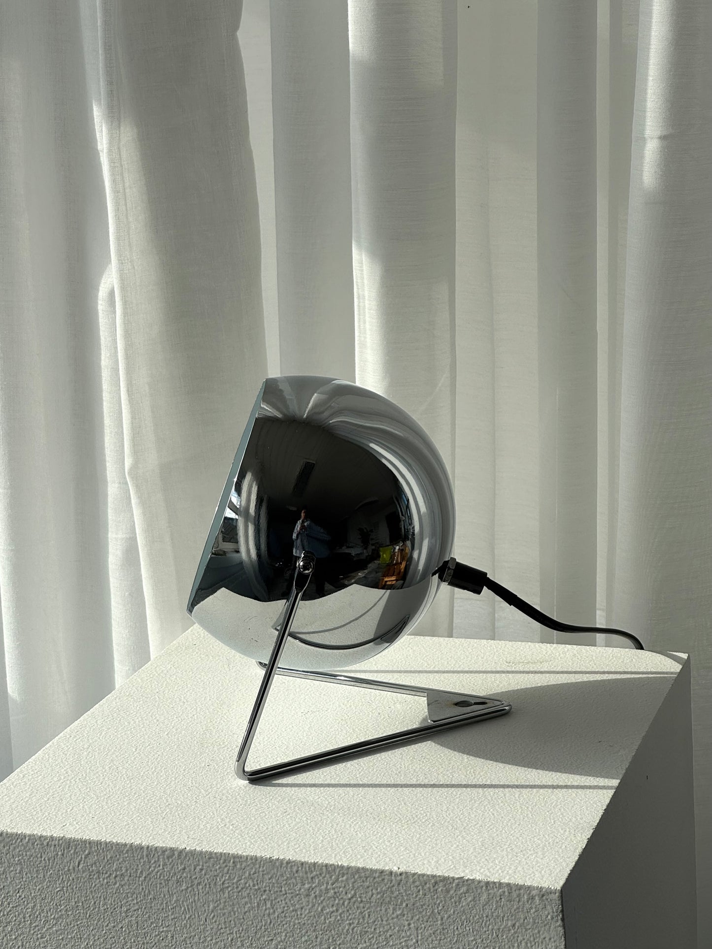 Space age Chrome lamp