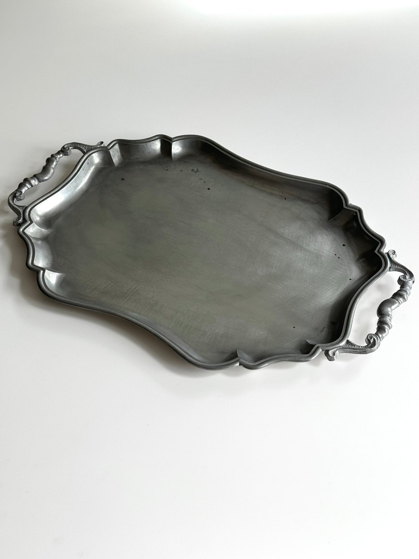 Old tin tray