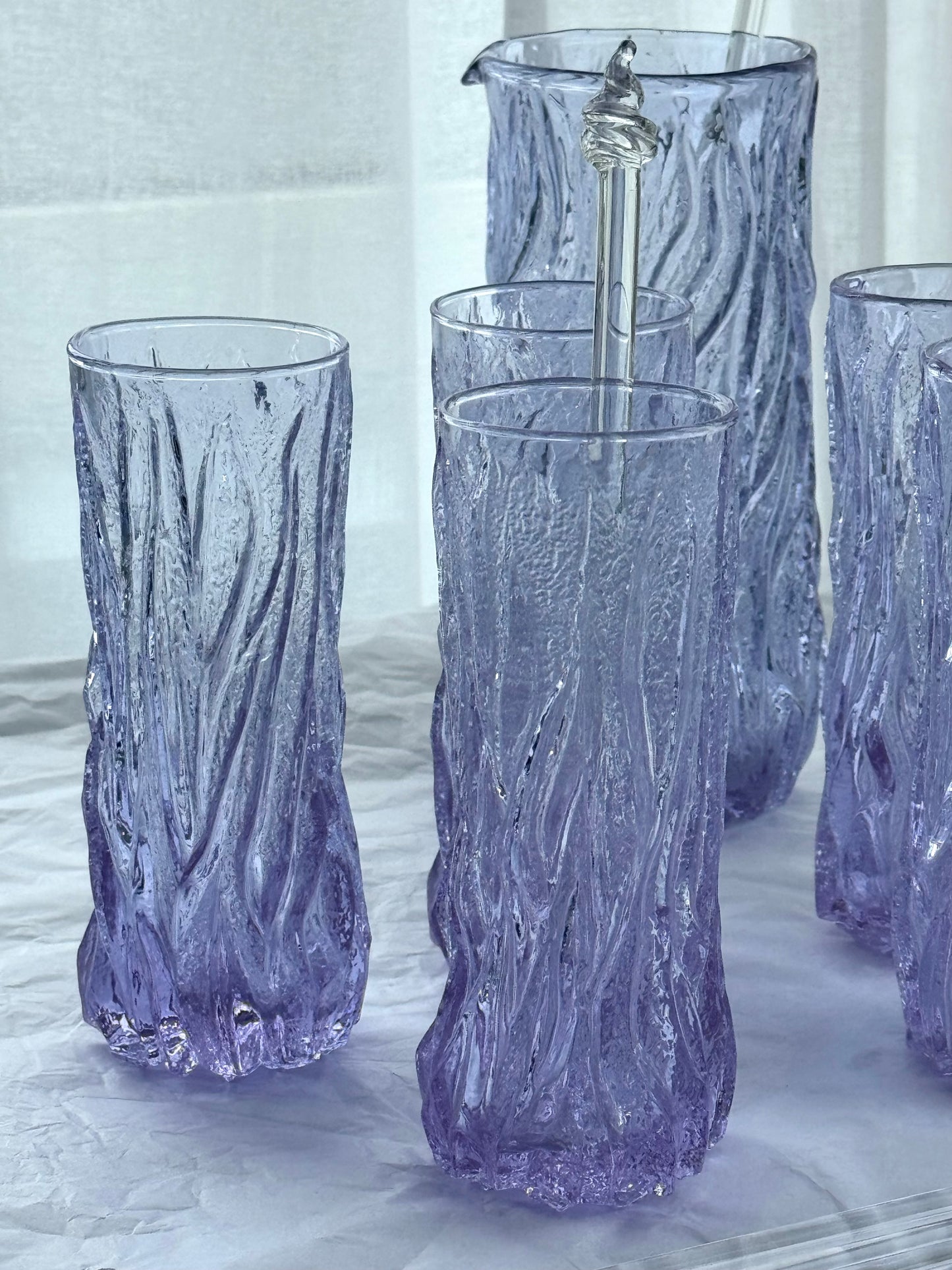 Space age glass set