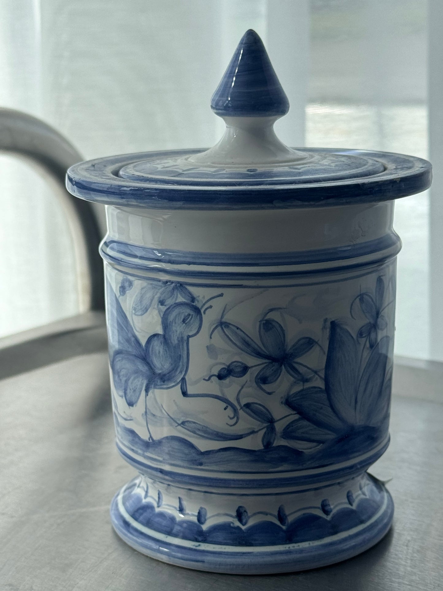 Ceramic jar with lid
