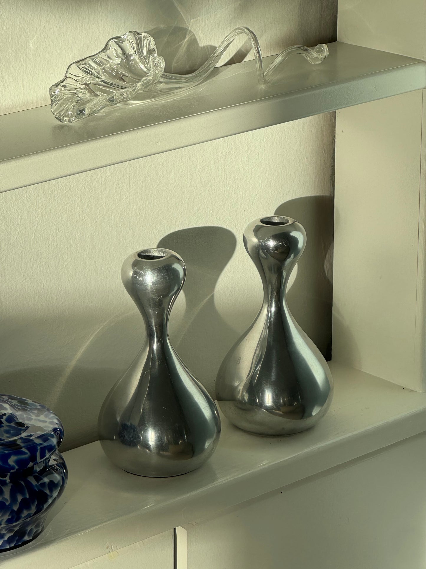 Aluminium candleholders