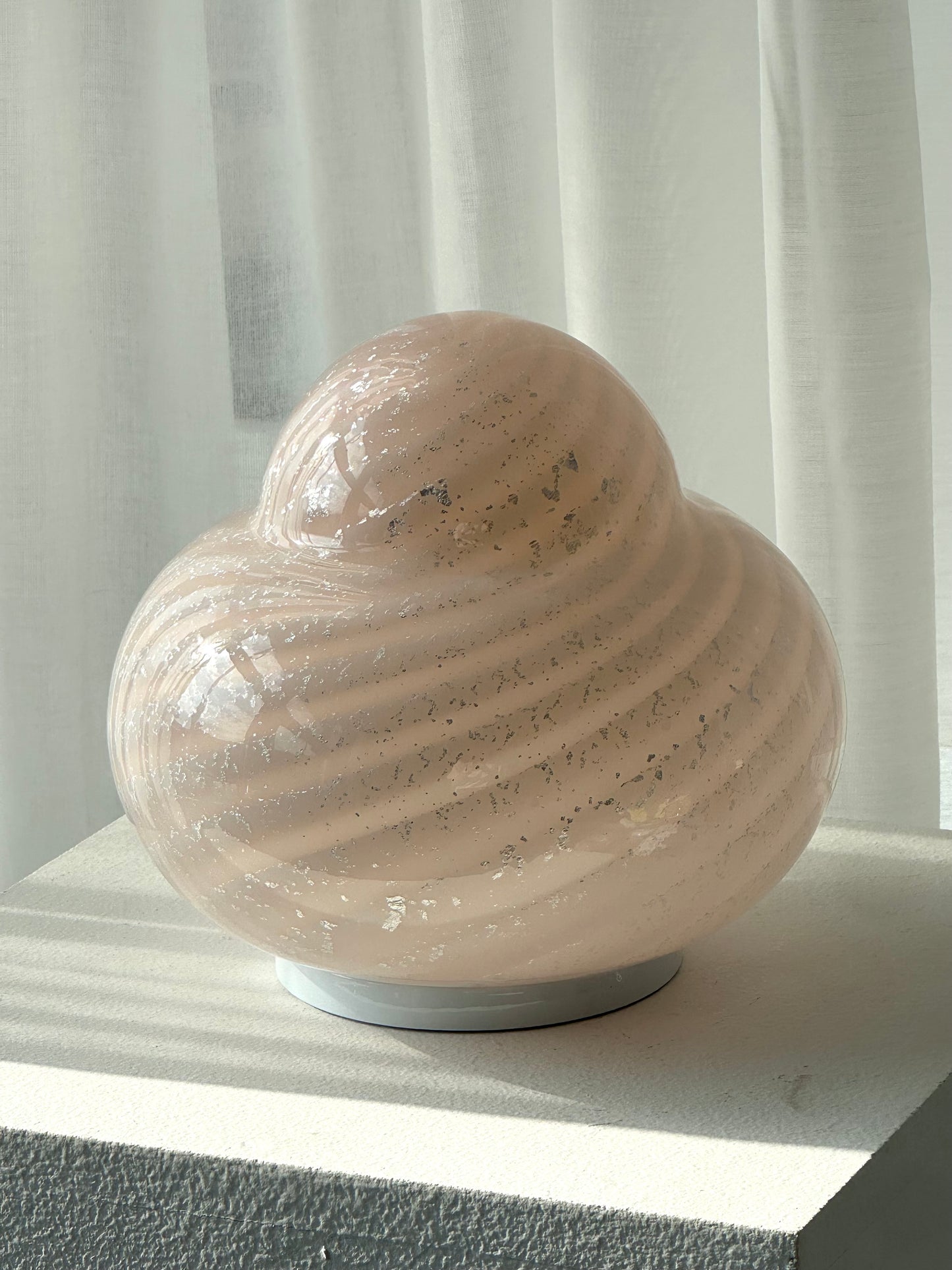 Pink Murano lamp
