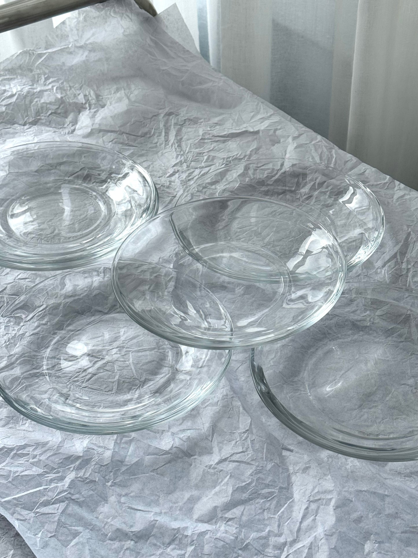 Handmade glass plates