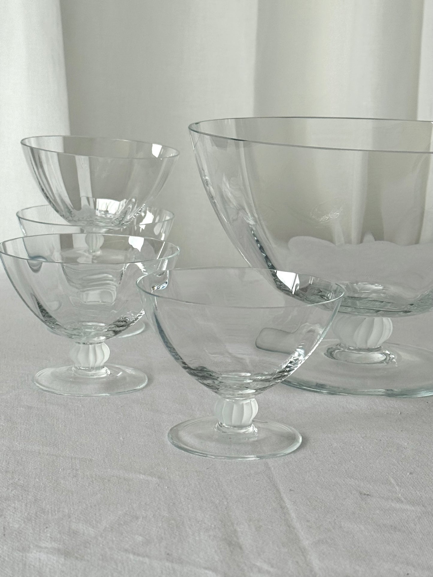 Crystal bowls