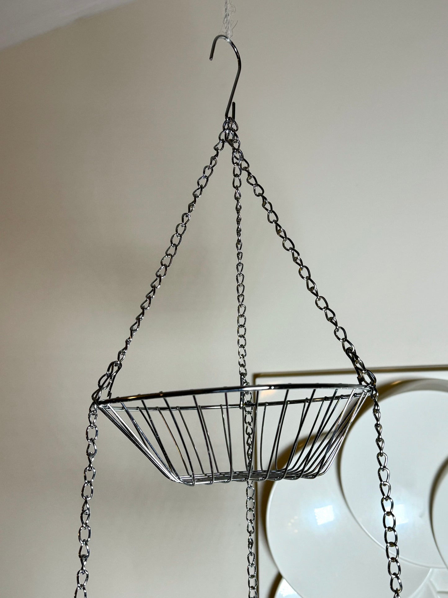 Chrome fruit basket