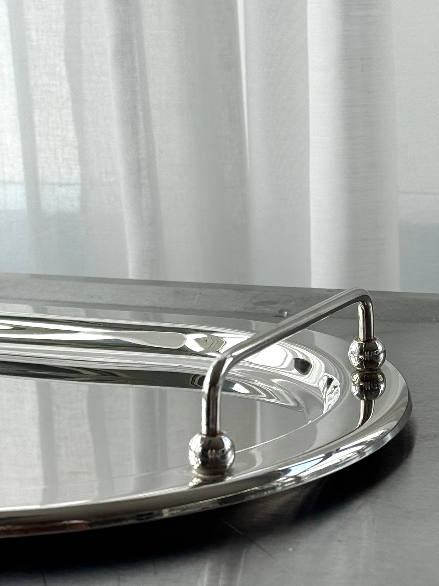 Chrome tray