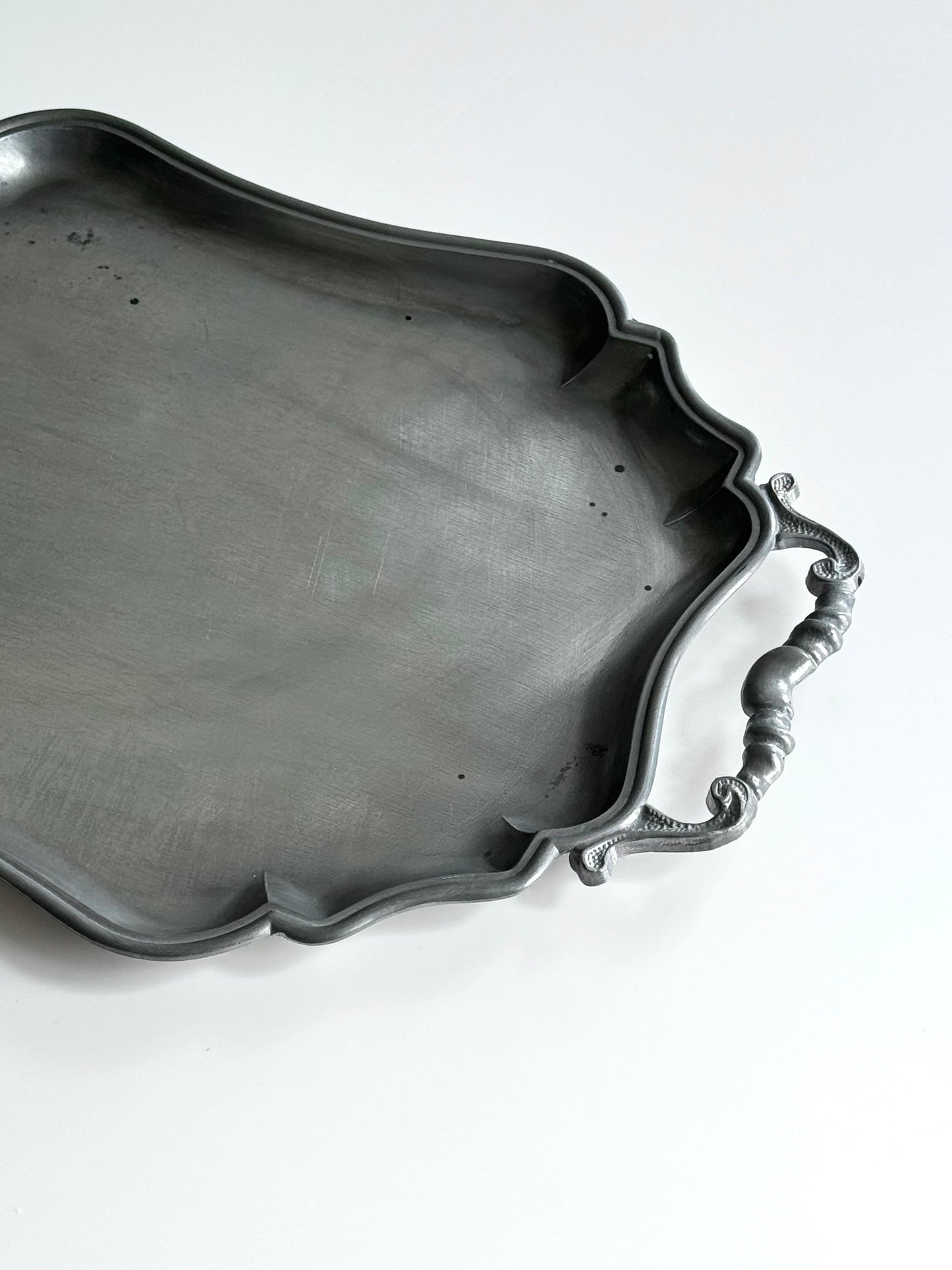 Old tin tray