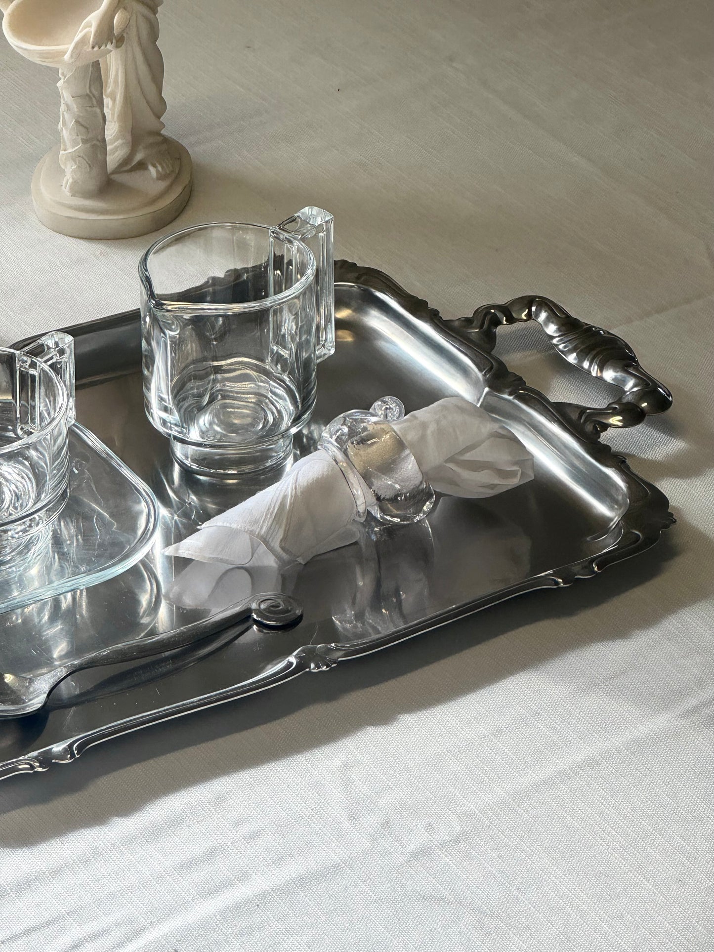 Vintage steel tray
