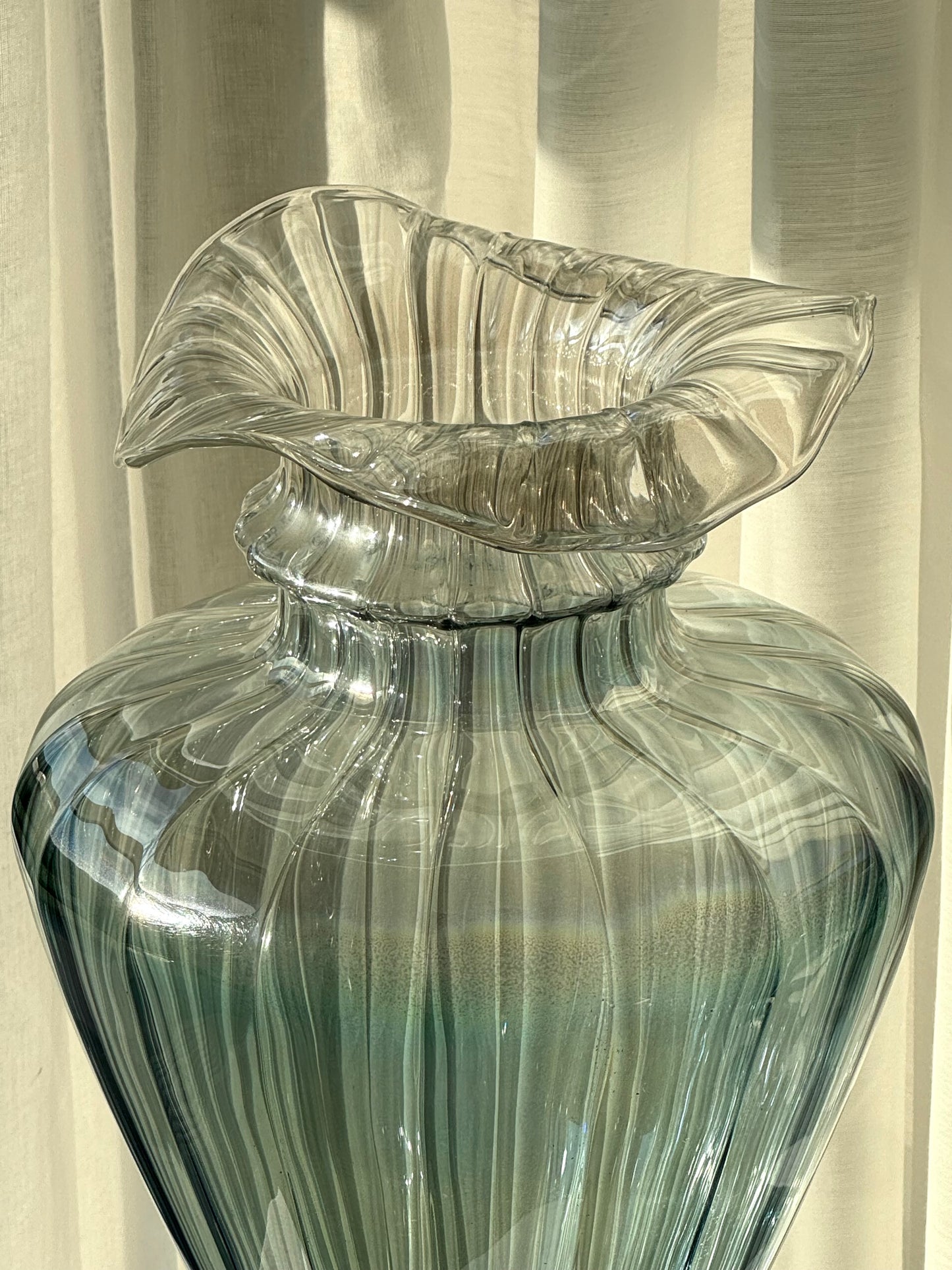 Handmade tall vase
