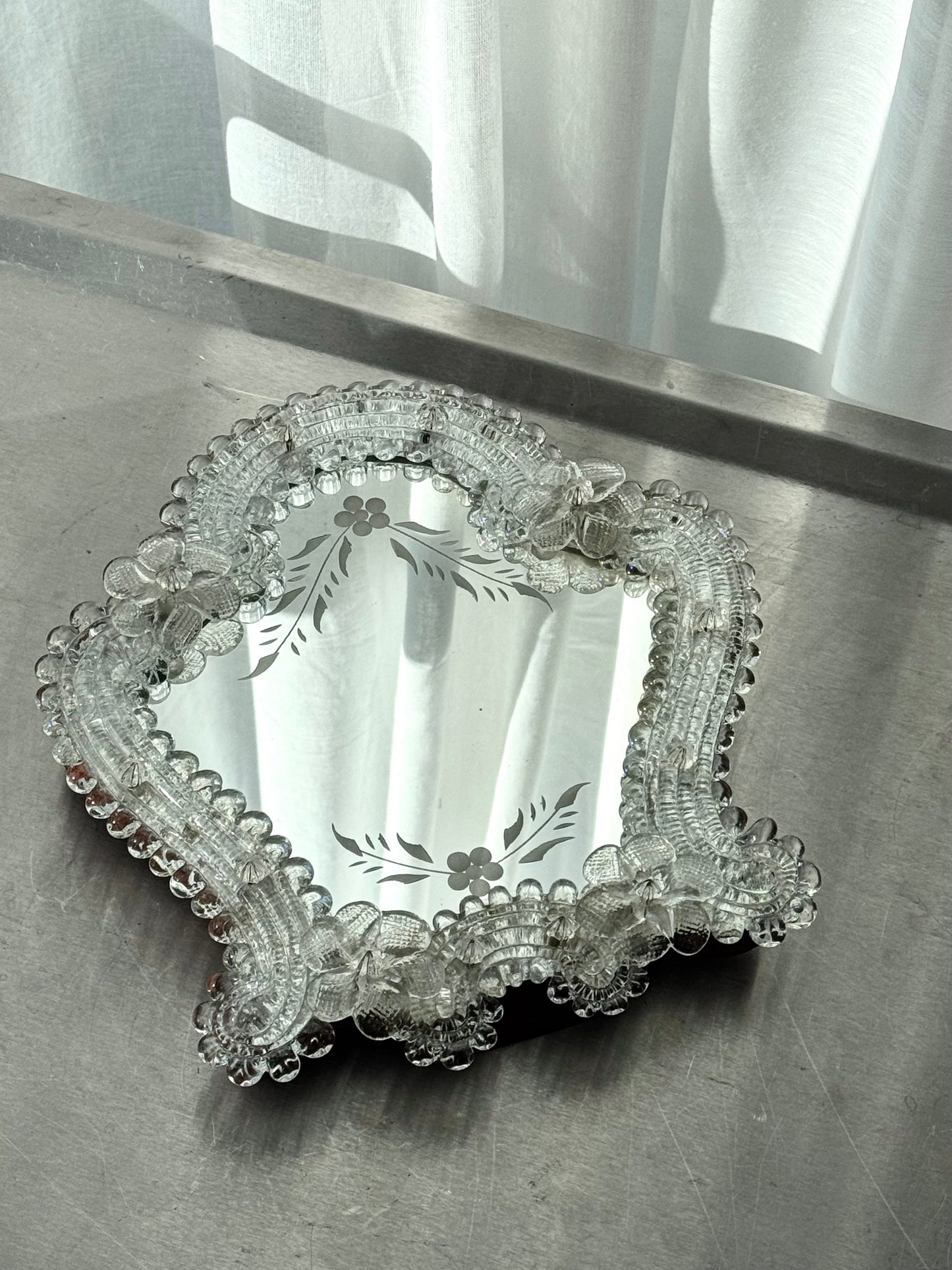 Murano table mirror