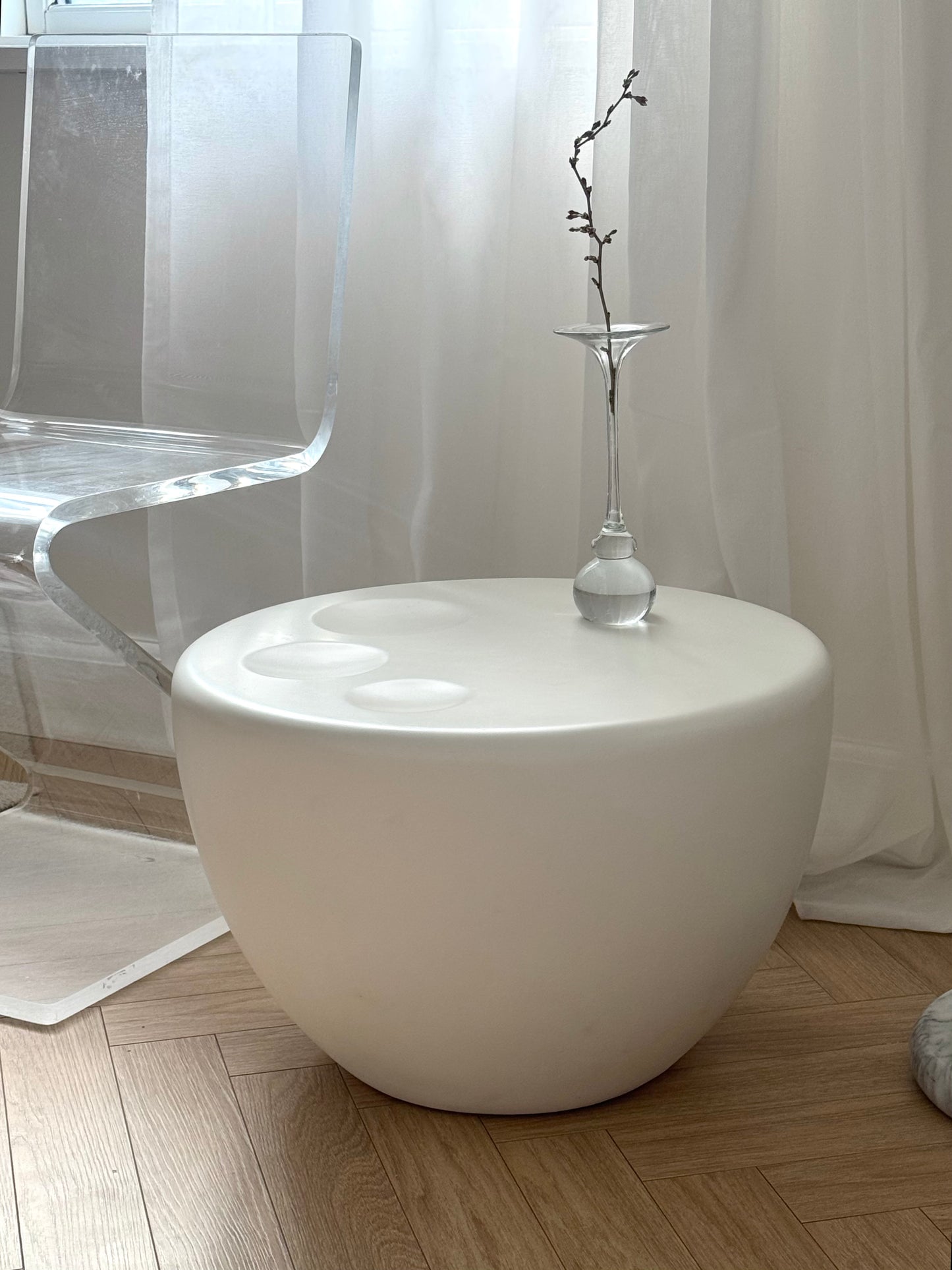 Space age side table