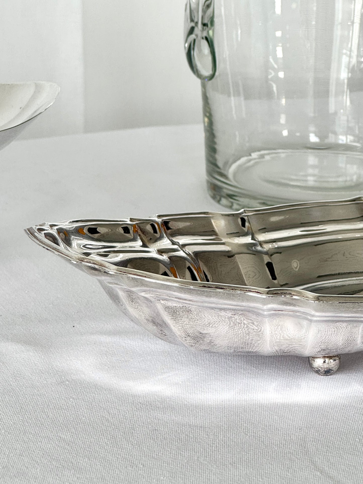 English Silver plate bowl