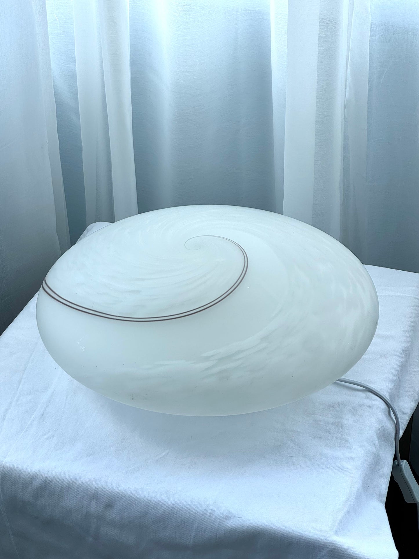 Vintage glass lamp