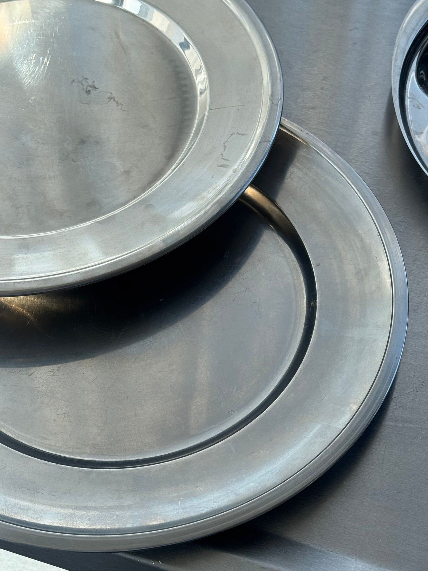 3 Steel dishes