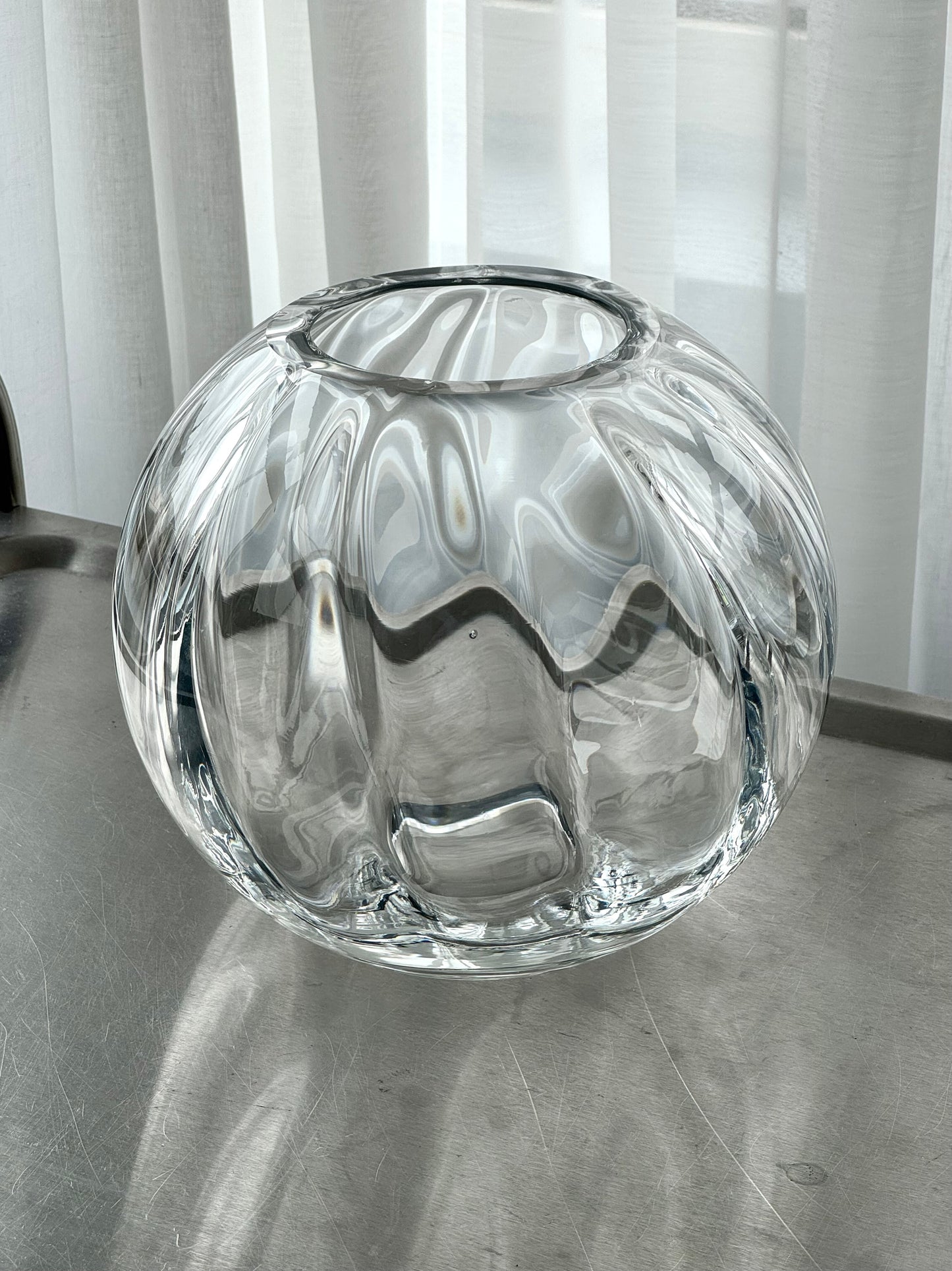 Heavy handmade vase