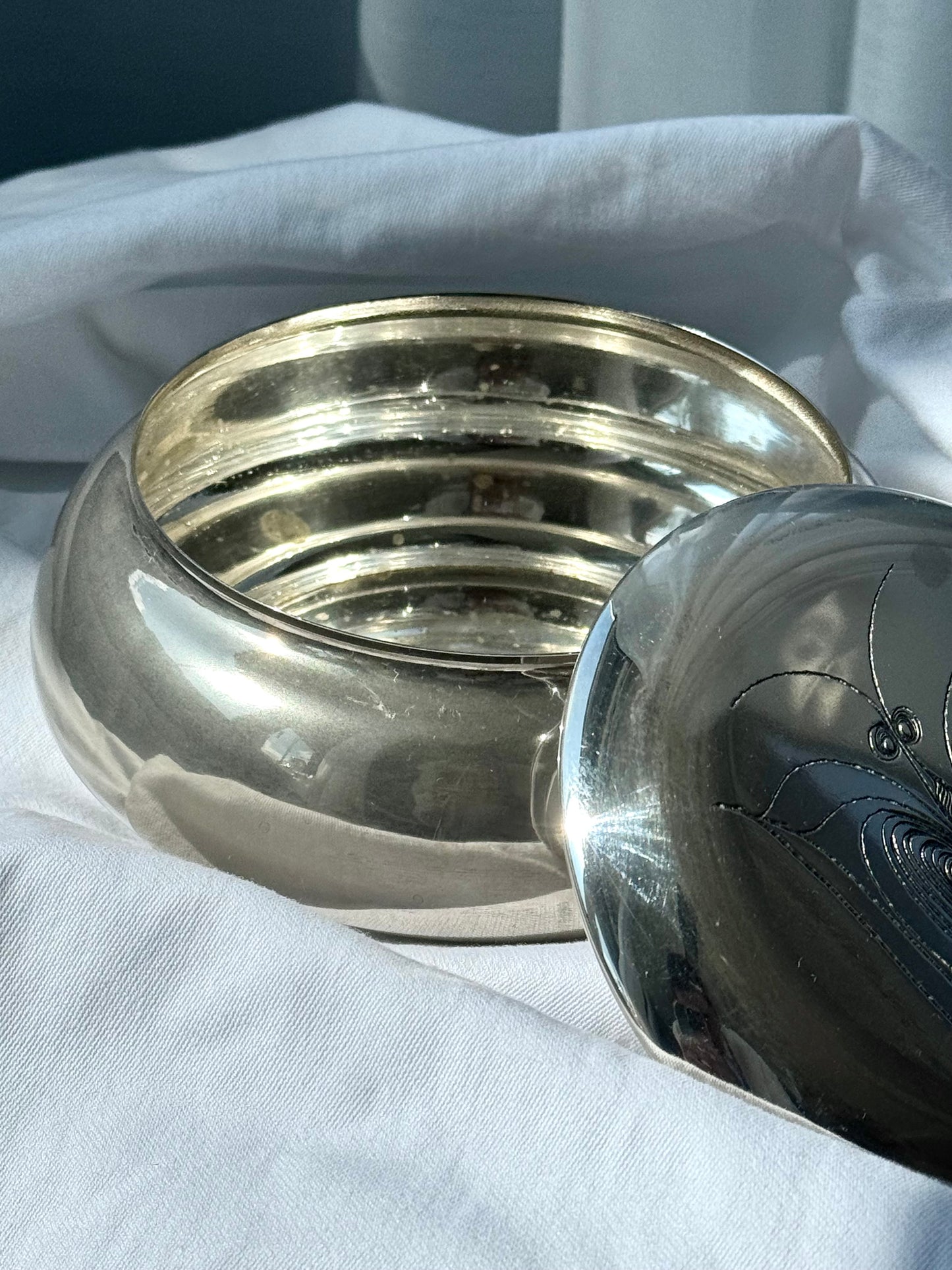 Silver plate box