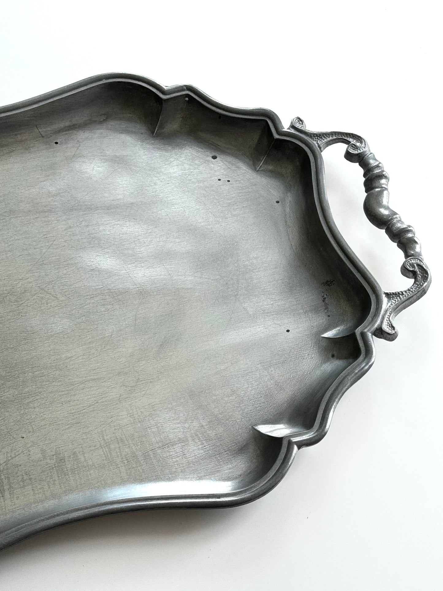 Old tin tray
