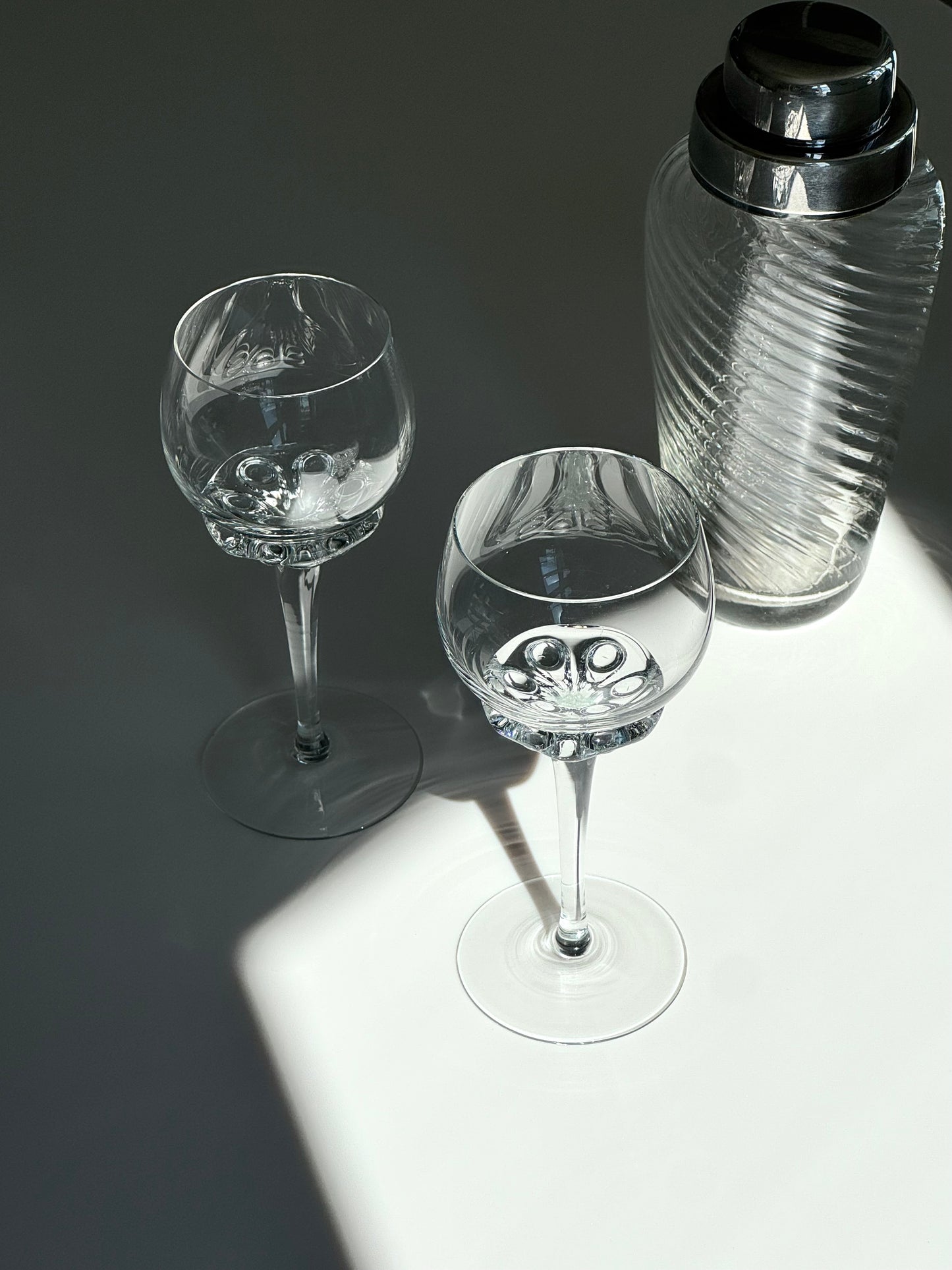 Flower stem Wine glasses