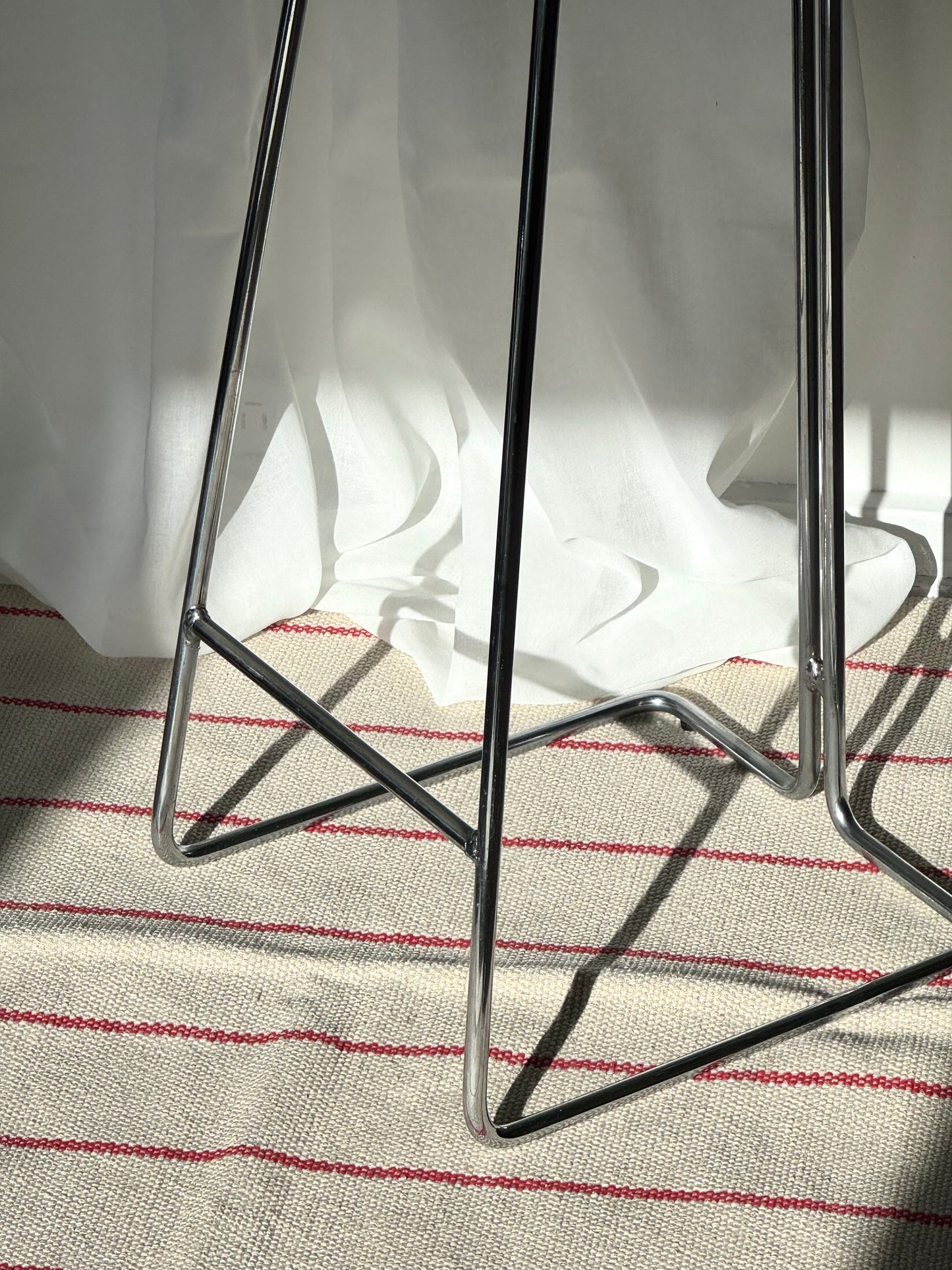 Chrome stool