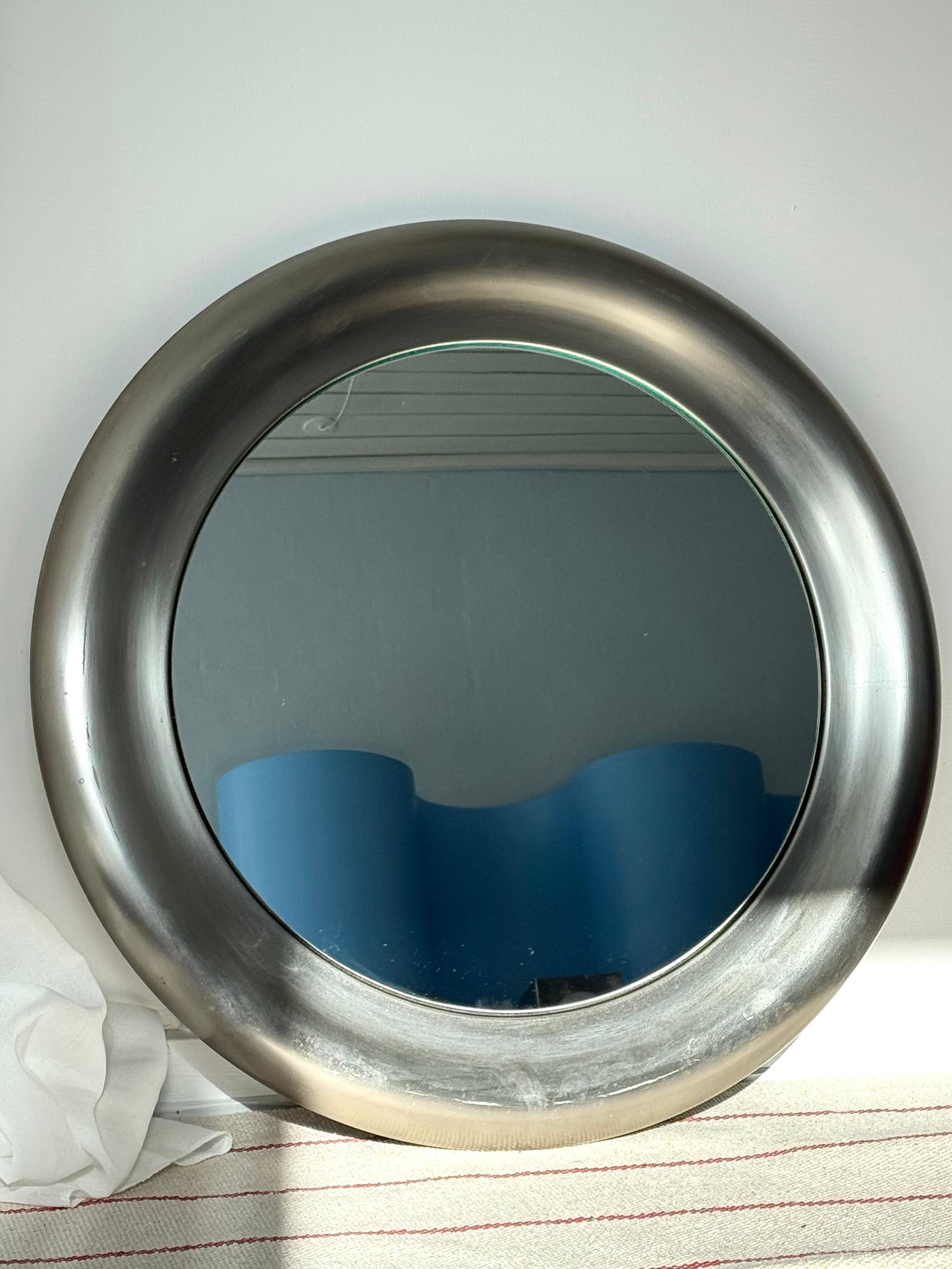 Steel mirror