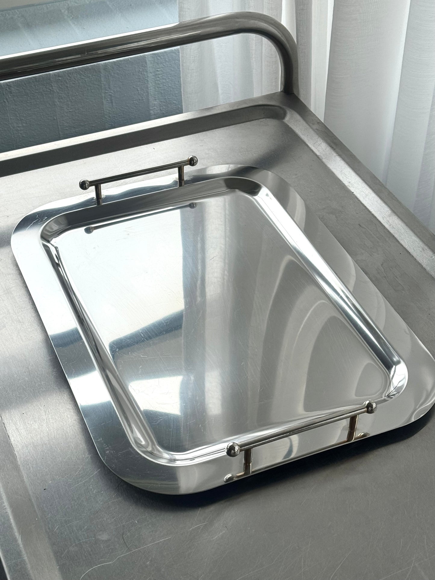 Steel tray