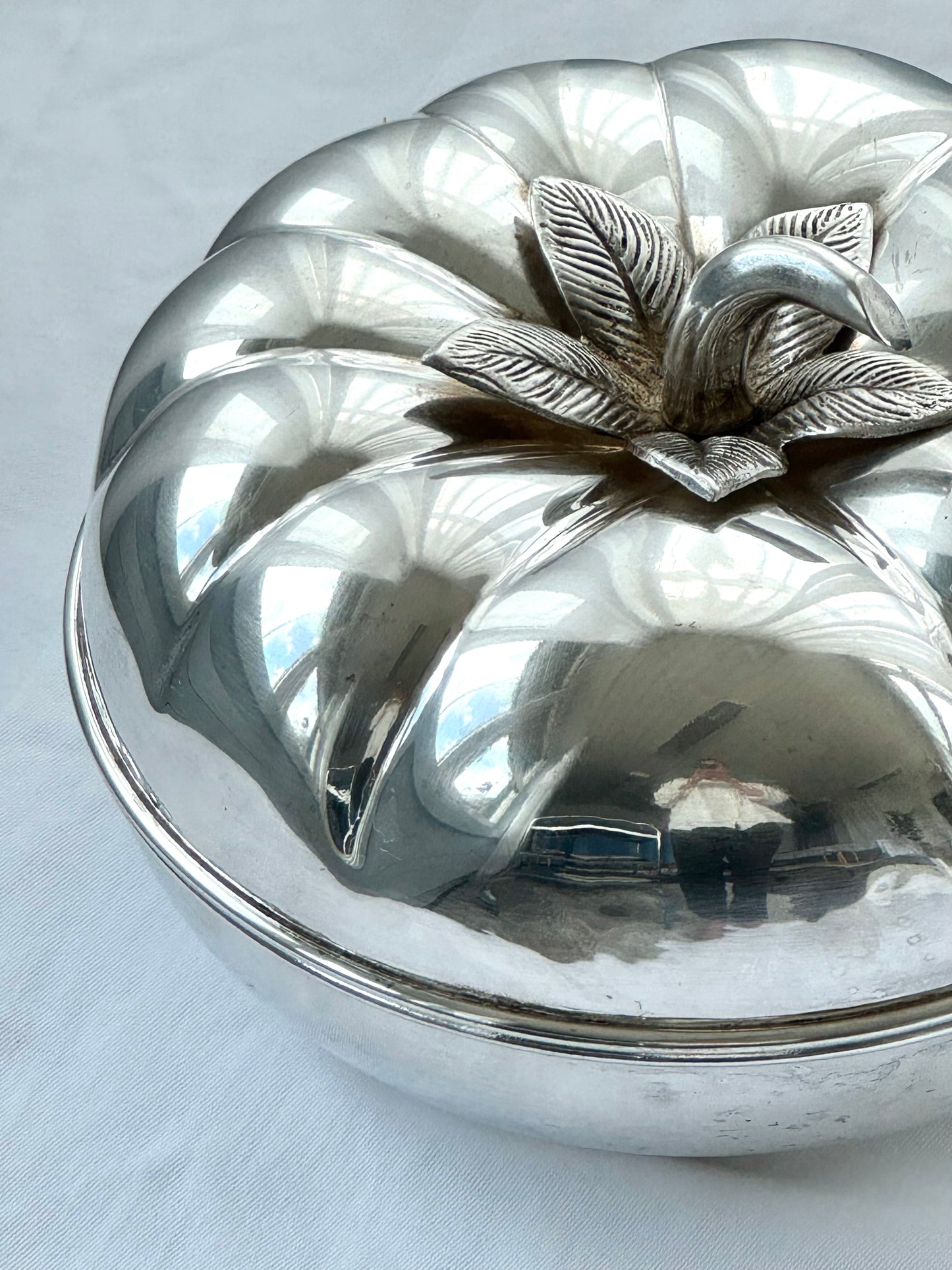 Silver plated tomato bowl