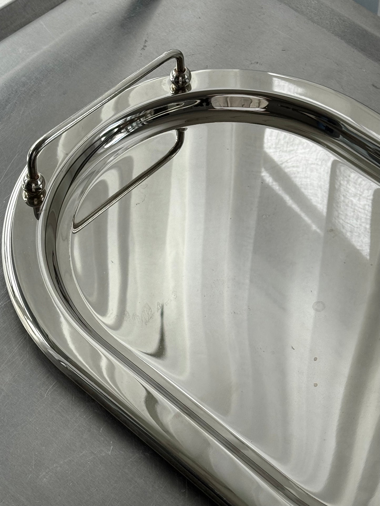 Chrome tray