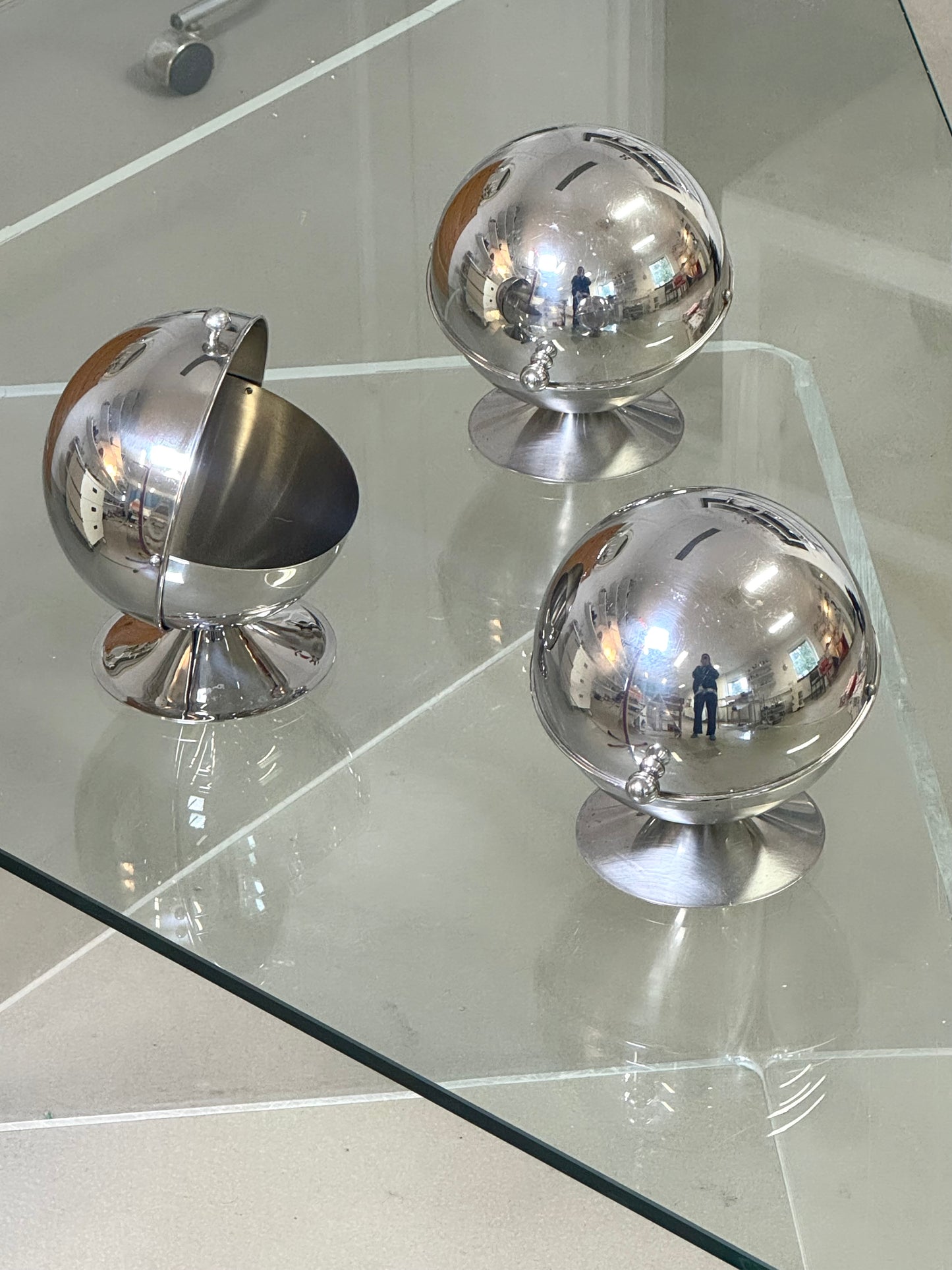 Inox snack/sugar bowl