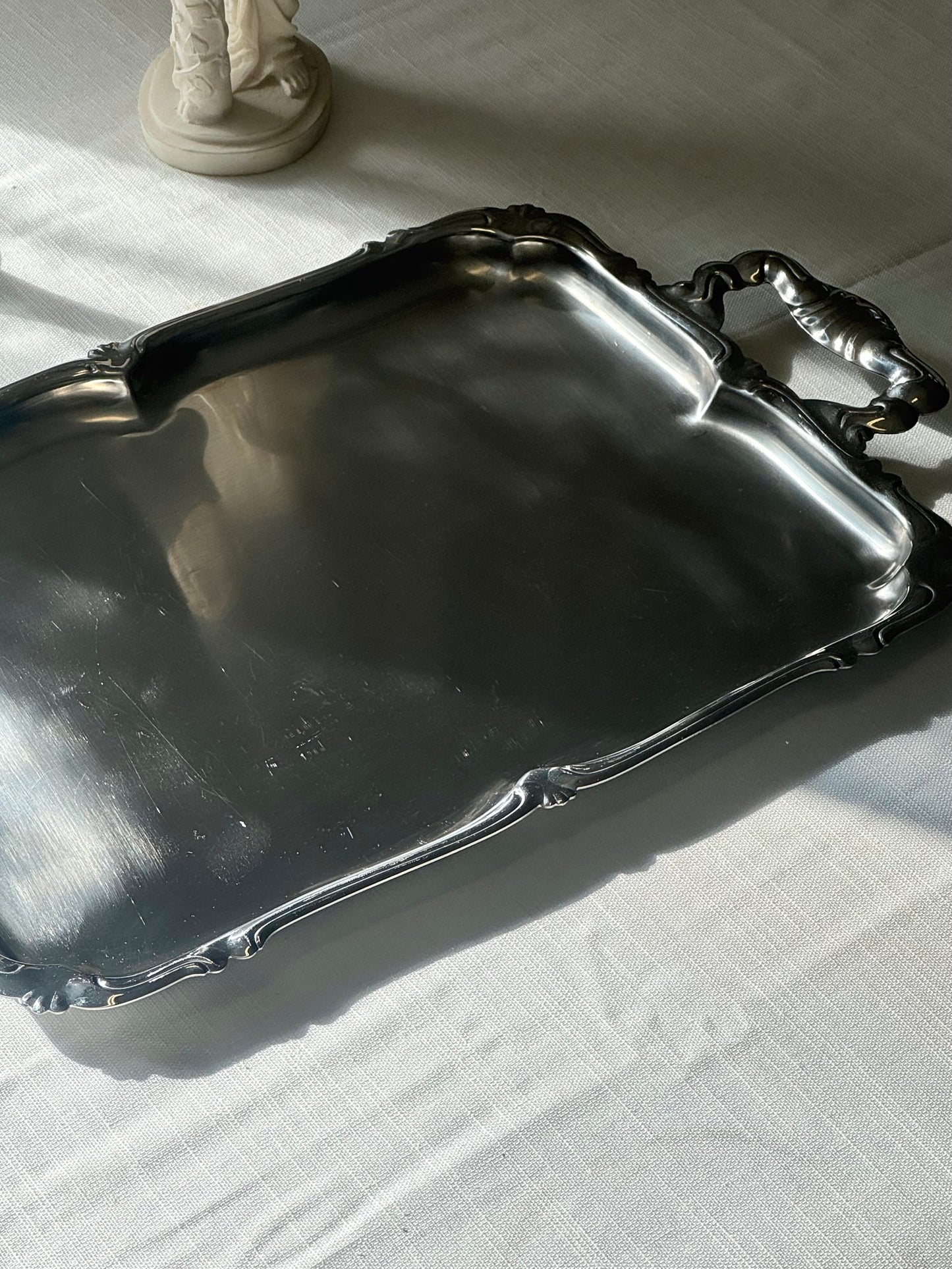 Vintage steel tray