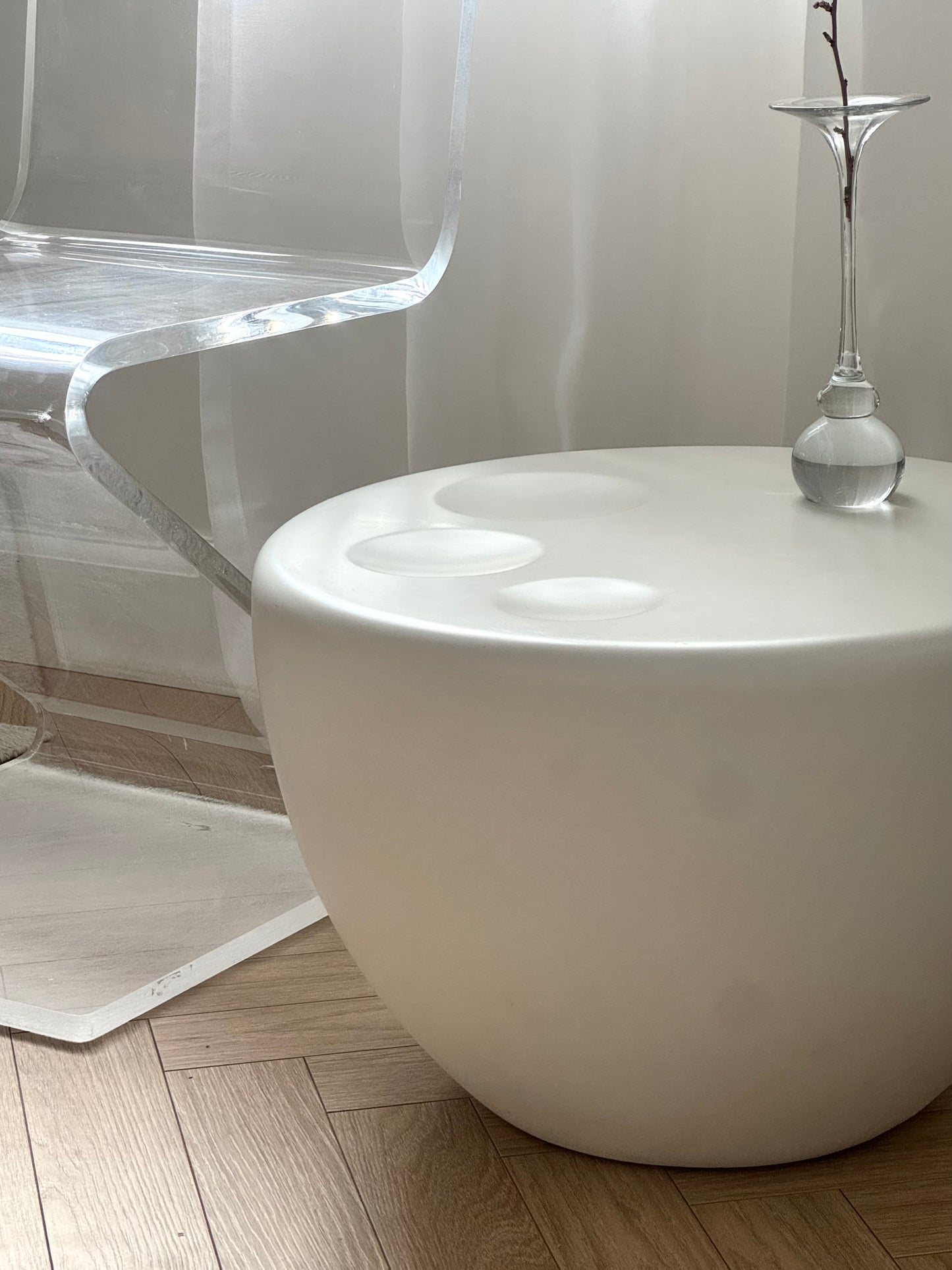 Space age side table