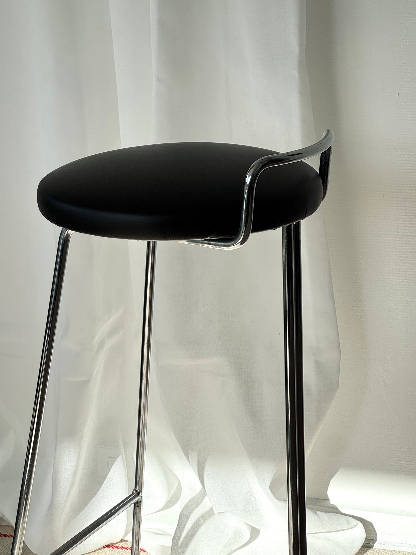 Chrome stool
