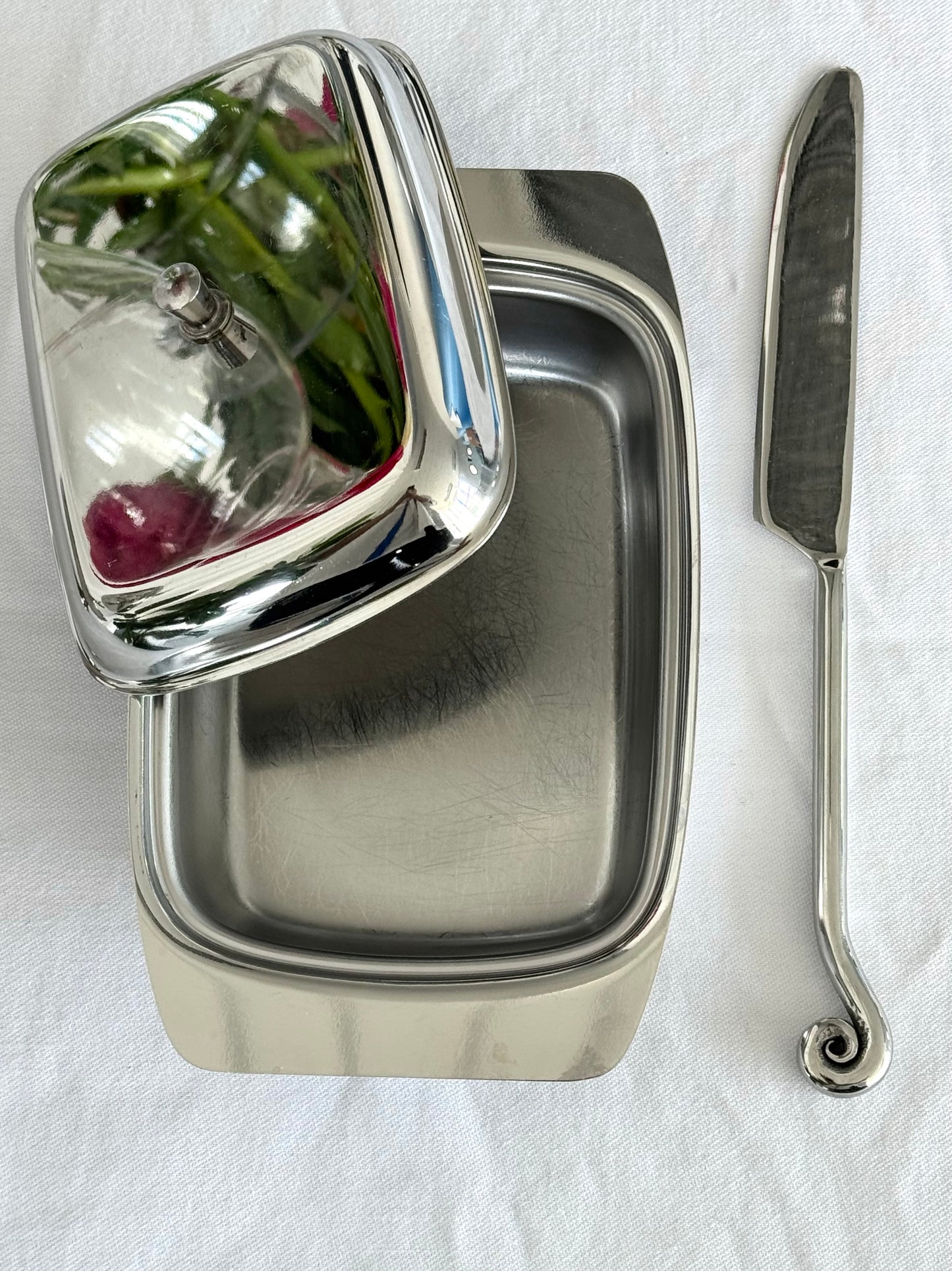 Stainless steel butter box