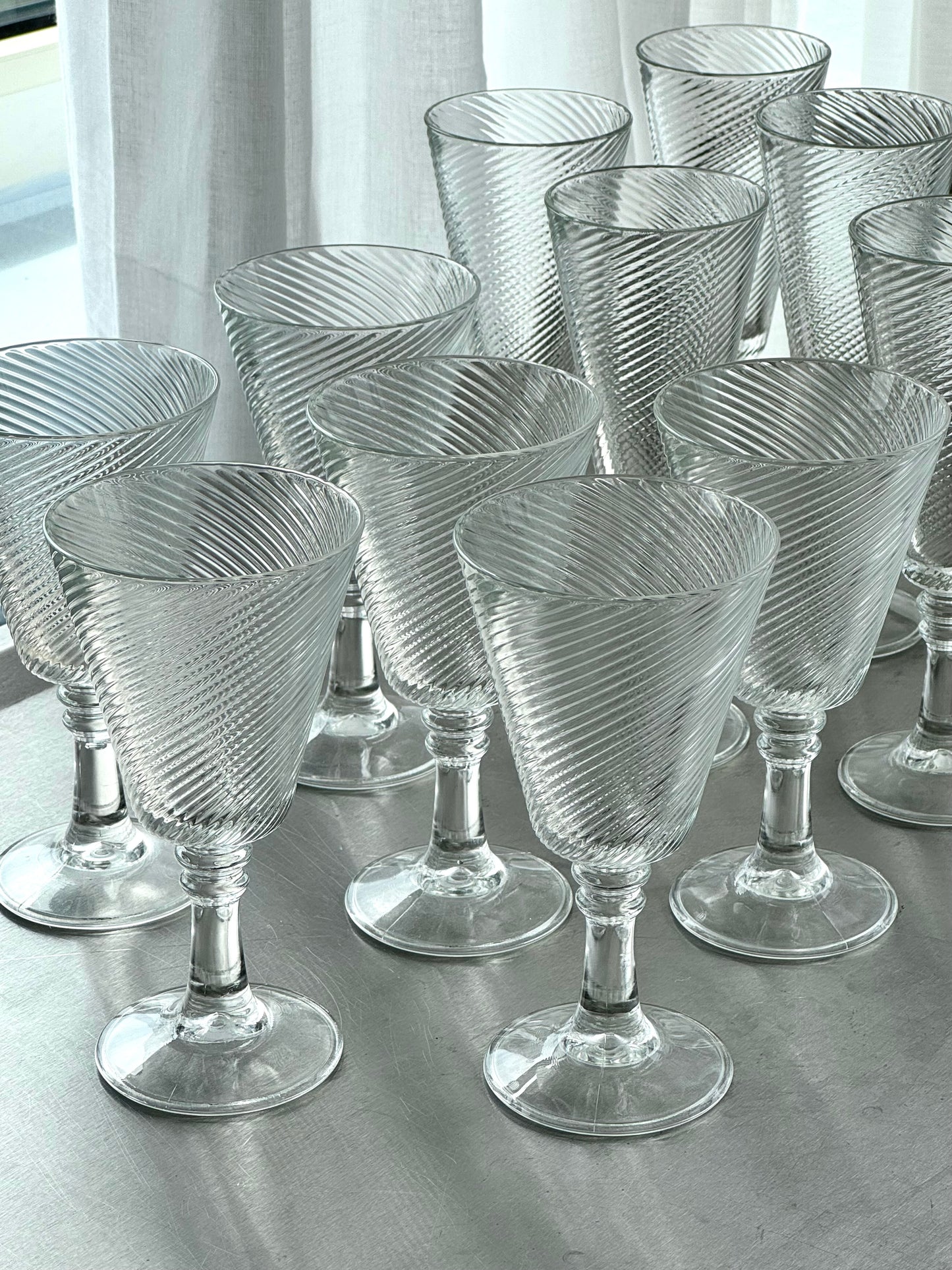 Swirling glasses