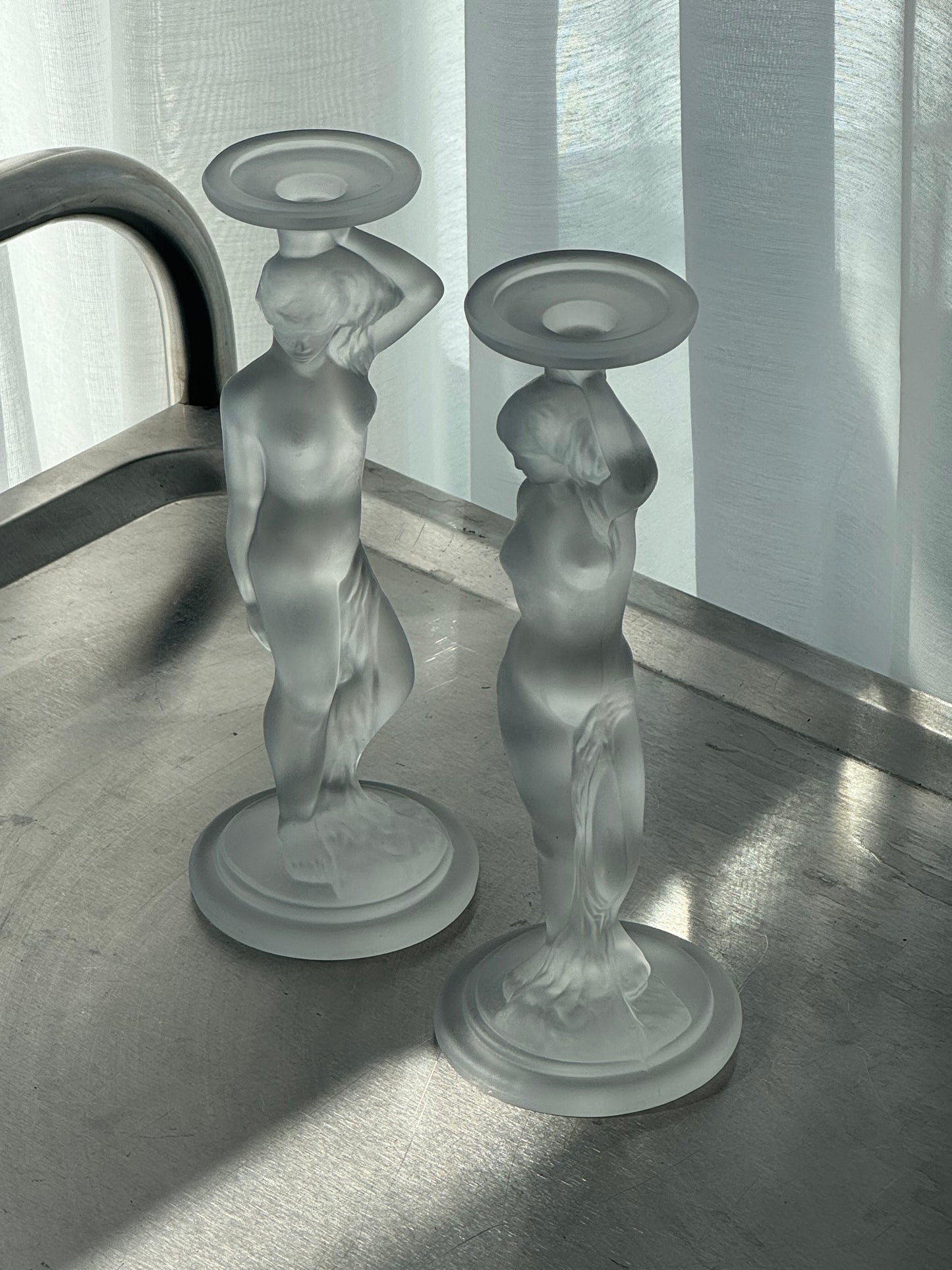 Venus candleholders