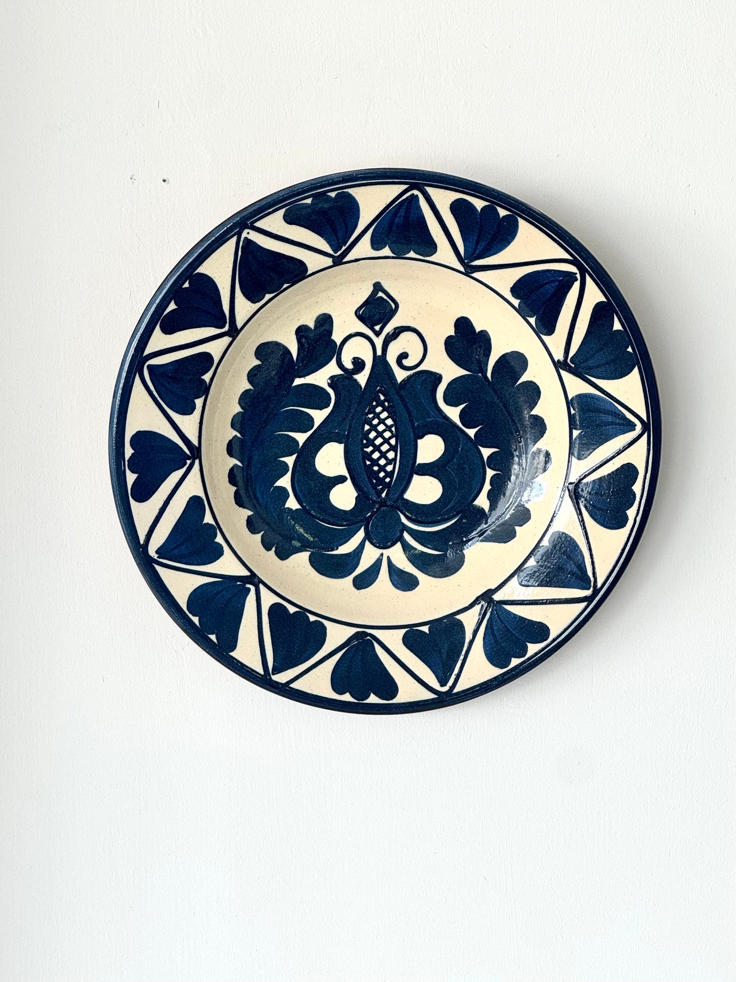 Ceramic blue bowl